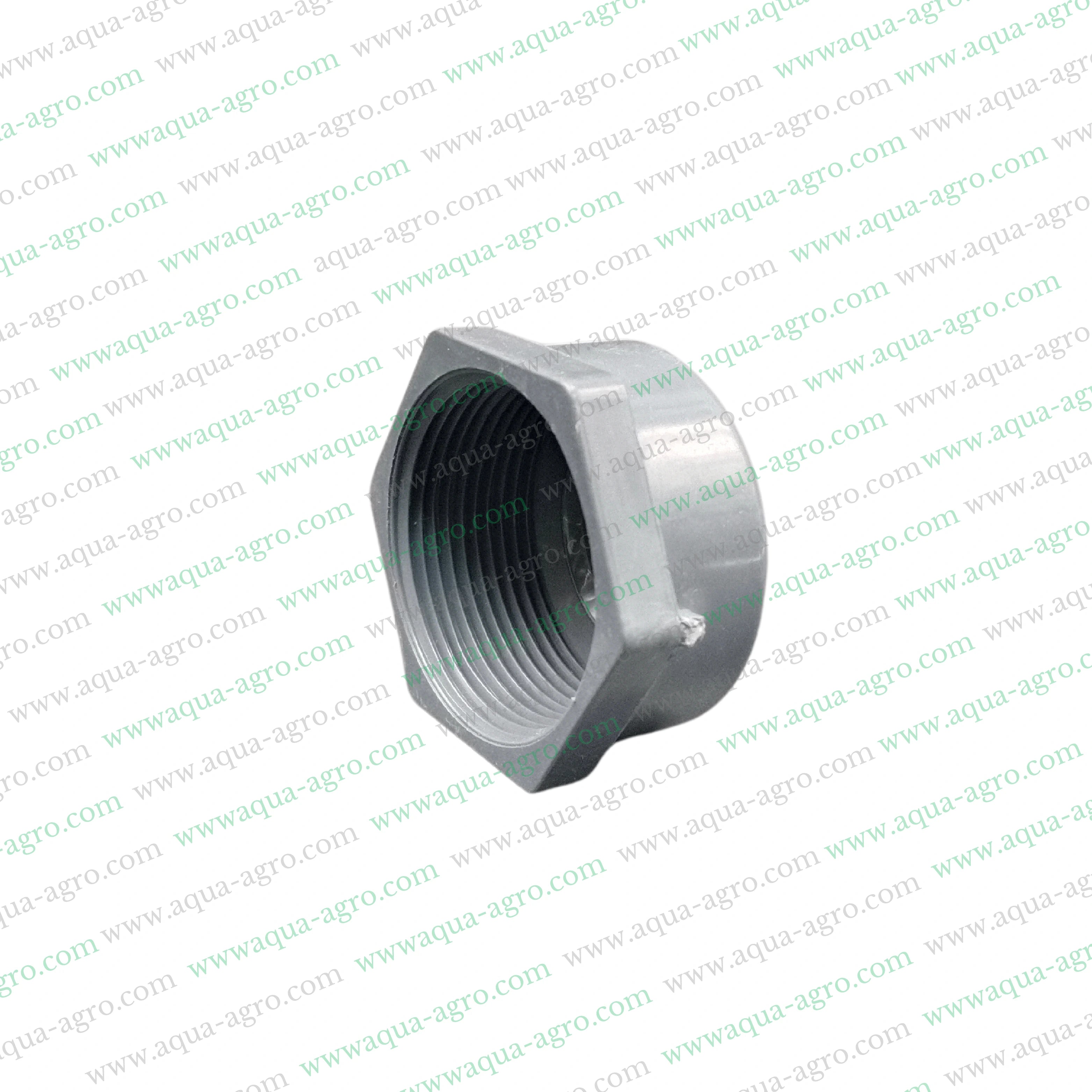 1.5 inch PVC end cap,50mm threaded end cap,Moulded PVC pipe accessories,Threaded PVC end cap,Finolex PVC accessories