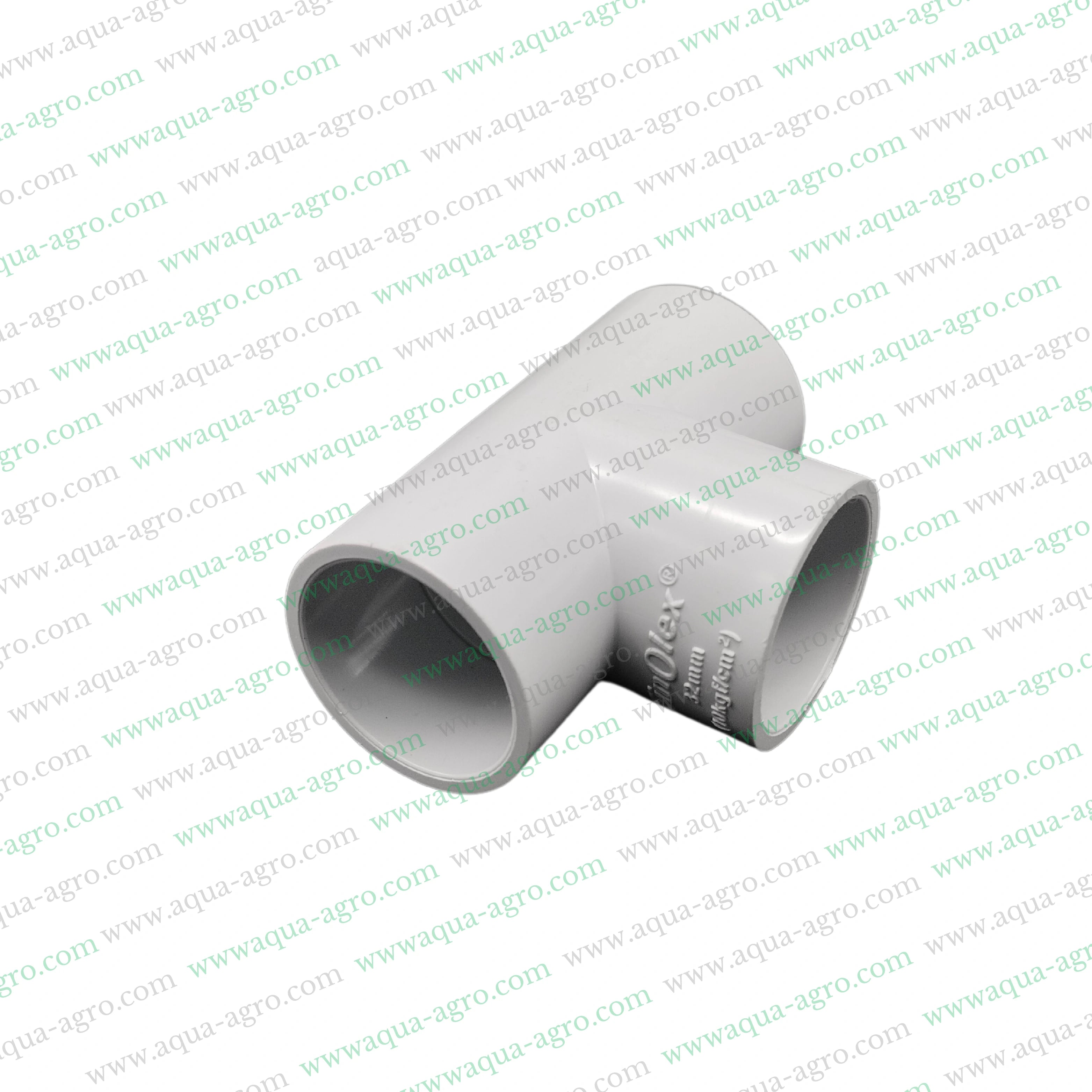 Finolex 1-inch PVC equal tee,32mm PVC pipe equal tee moulded,10kg/cm² PVC pipe fitting tee,Durable Finolex PVC accessories,High-pressure PVC pipe equal tee