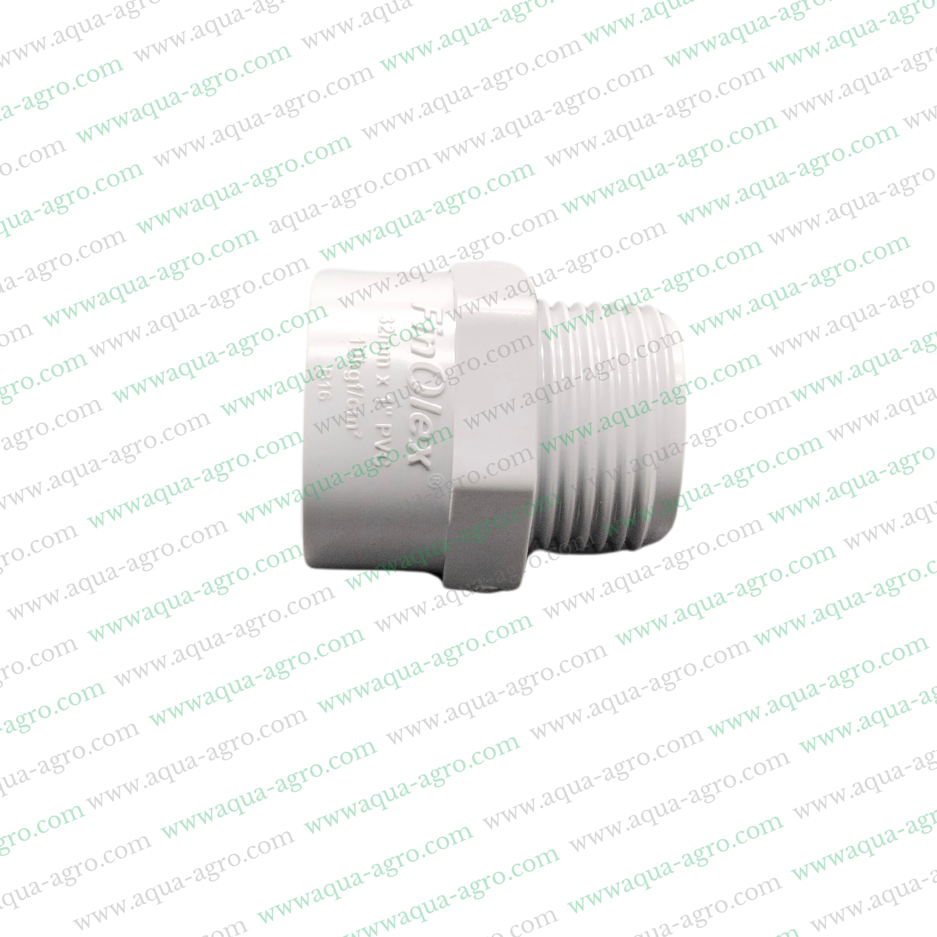 Male adapter PVC pipe,Finolex MTA adaptor,032mm male threaded pipe fitting,Heavy-duty PVC pipe fittings,PVC male thread adaptor