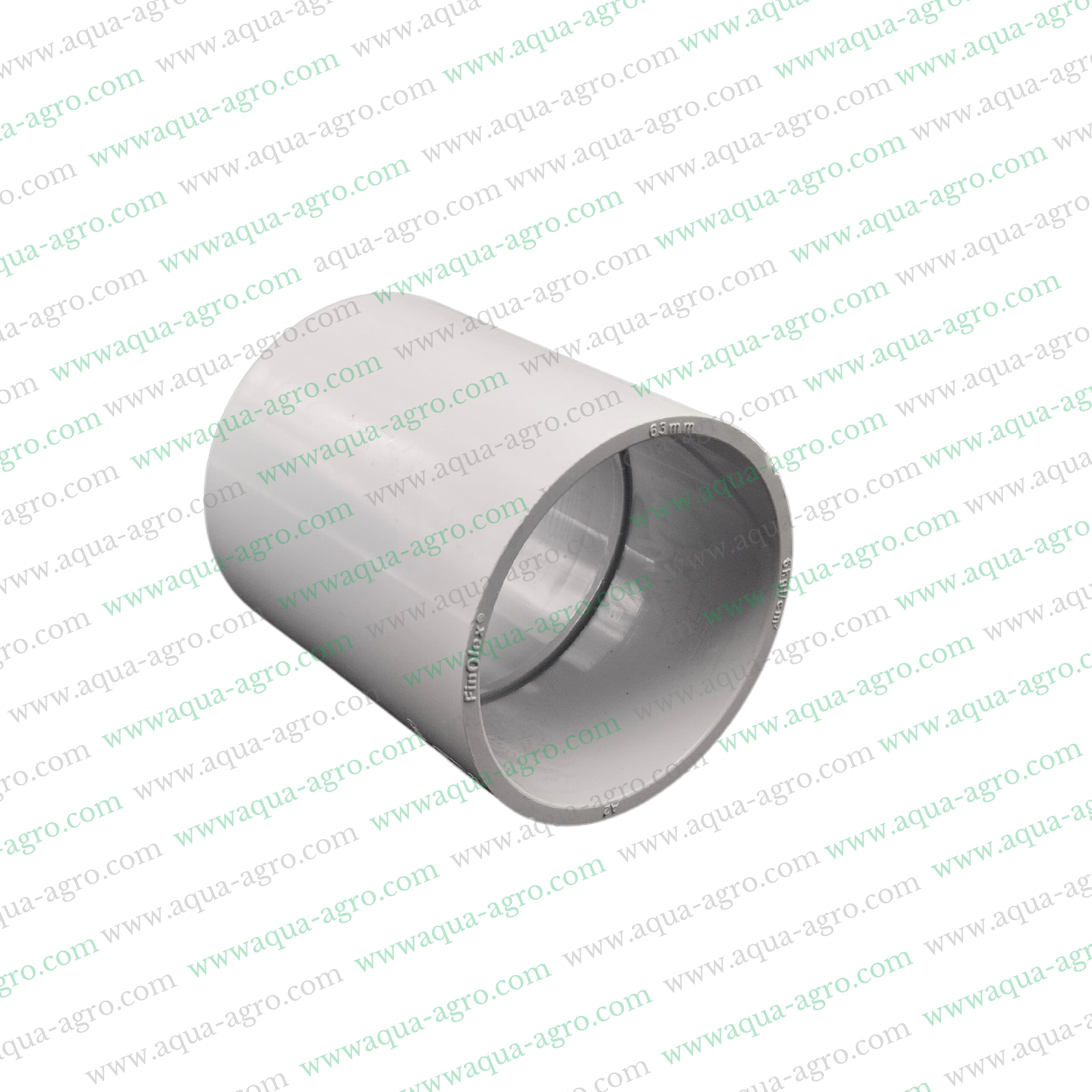 2-inch PVC pipe fittings,63mm PVC coupler,PVC coupler joiner,Moulded PVC coupler,PVC fittings 6 kg/cm2