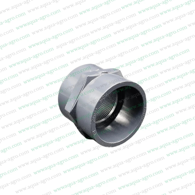 2 Inch PVC Fittings,63mm Female Threaded Adaptor,Moulded PVC Adaptor,Female Threaded PVC Adaptor,PVC Pipe Adaptor for Plumbing
