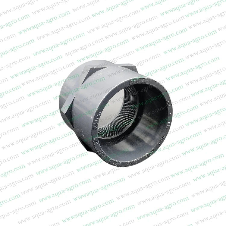 10 kg F/cm2 PVC adaptor,Female threaded PVC fittings,High-pressure PVC pipe fittings,3-inch PVC adaptor,90mm female threaded adaptor