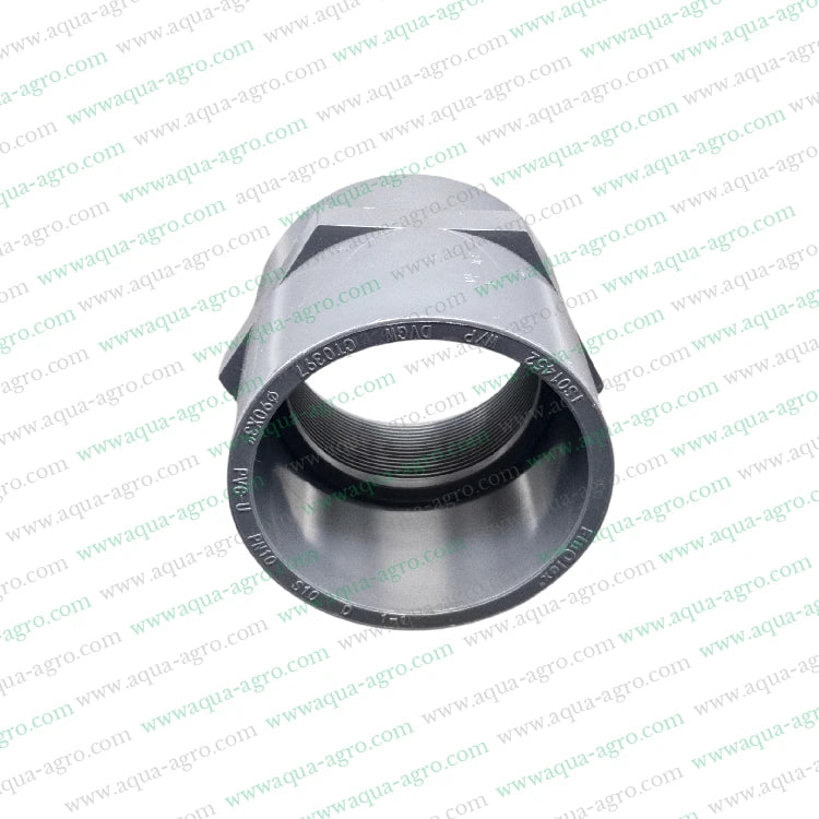 10 kg F/cm2 PVC adaptor,Female threaded PVC fittings,High-pressure PVC pipe fittings,3-inch PVC adaptor,90mm female threaded adaptor