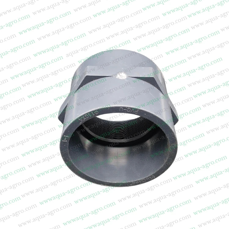 4 inch PVC pipe fittings,110mm female threaded adaptor,FTA female threaded adaptor,Moulded PVC pipe fittings,PVC pipe fittings for plumbing