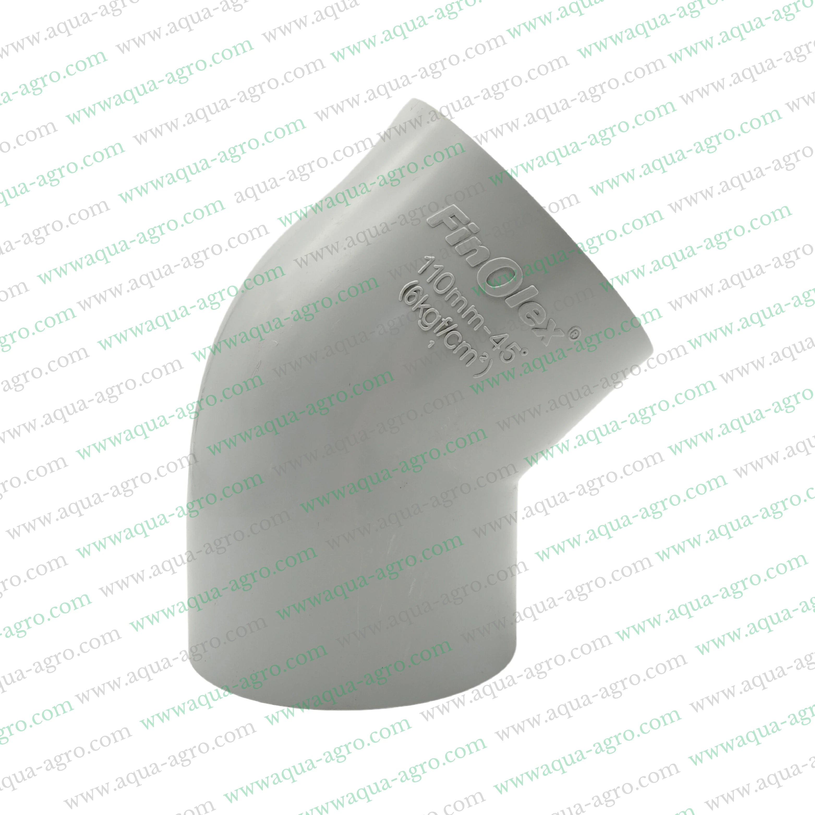 FINOLEX - Pvc Pipe & Accessories - Fittings - 4 inch (110mm) - Shoe Bend - 45 DEG - Moulded - 6 Kg-f-cm2