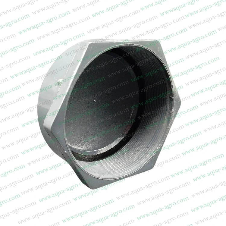Finolex Pipe Fittings for Plumbing,Threaded PVC Pipe Accessories,Moulded 110mm End Cap,Heavy Duty PVC End Cap,Finolex 4 Inch End Cap