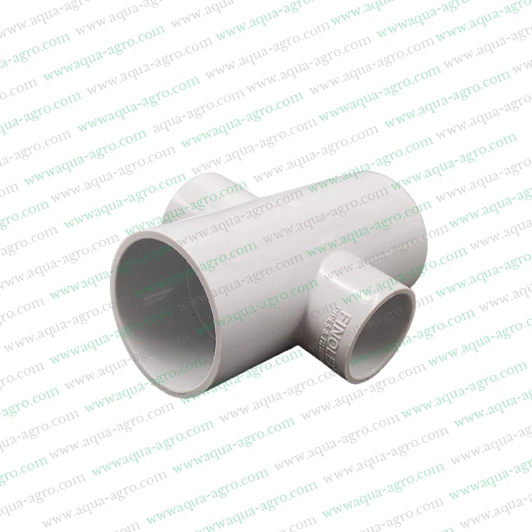 Reducer Cross Tee,4-Way Cross Tee,1.5 Inch PVC Fitting,50mm x 32mm Reducer,Moulded PVC Fittings