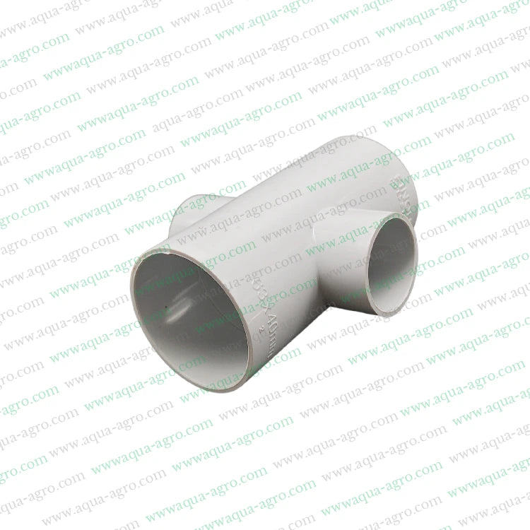 PVC Pipe Fittings,Reducer Cross Tee,4-Way Fittings,2.5 Inch to 1.25 Inch Reducer,63mm x 40mm Fittings