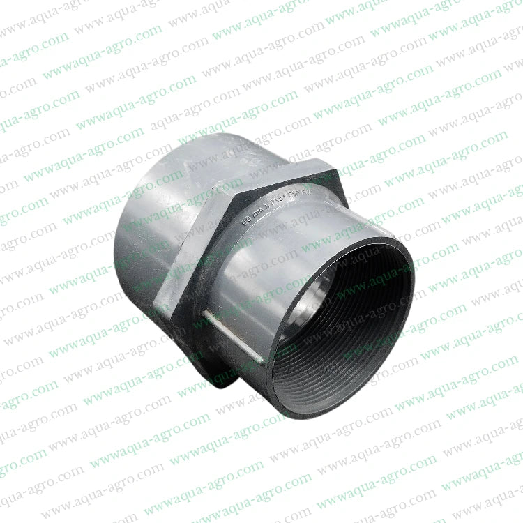 PVC Pipe Fittings,2.5 Inch PVC Pipe Fittings,75mm PVC Pipe Adapter,Female Threaded Adapter PVC,PVC Fittings 6 kg/cm²