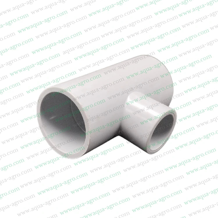 1 Inch PVC Reducing Tee,32mm x 20mm PVC Tee,PVC Tee Fittings,10kg/cm² PVC Fittings,Moulded Reducing Tee