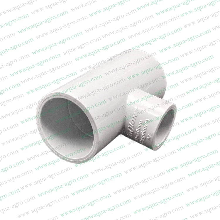 1 Inch PVC Reducing Tee,32mm x 20mm PVC Tee,PVC Tee Fittings,10kg/cm² PVC Fittings,Moulded Reducing Tee