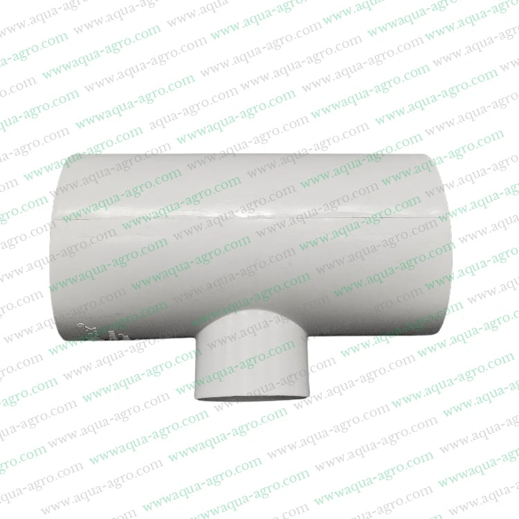 4 Inch PVC Reducing Tee,110mm x 63mm Pipe Fittings,PVC Fittings for Plumbing,Moulded PVC Tee Fitting,Finolex Reducing Tee