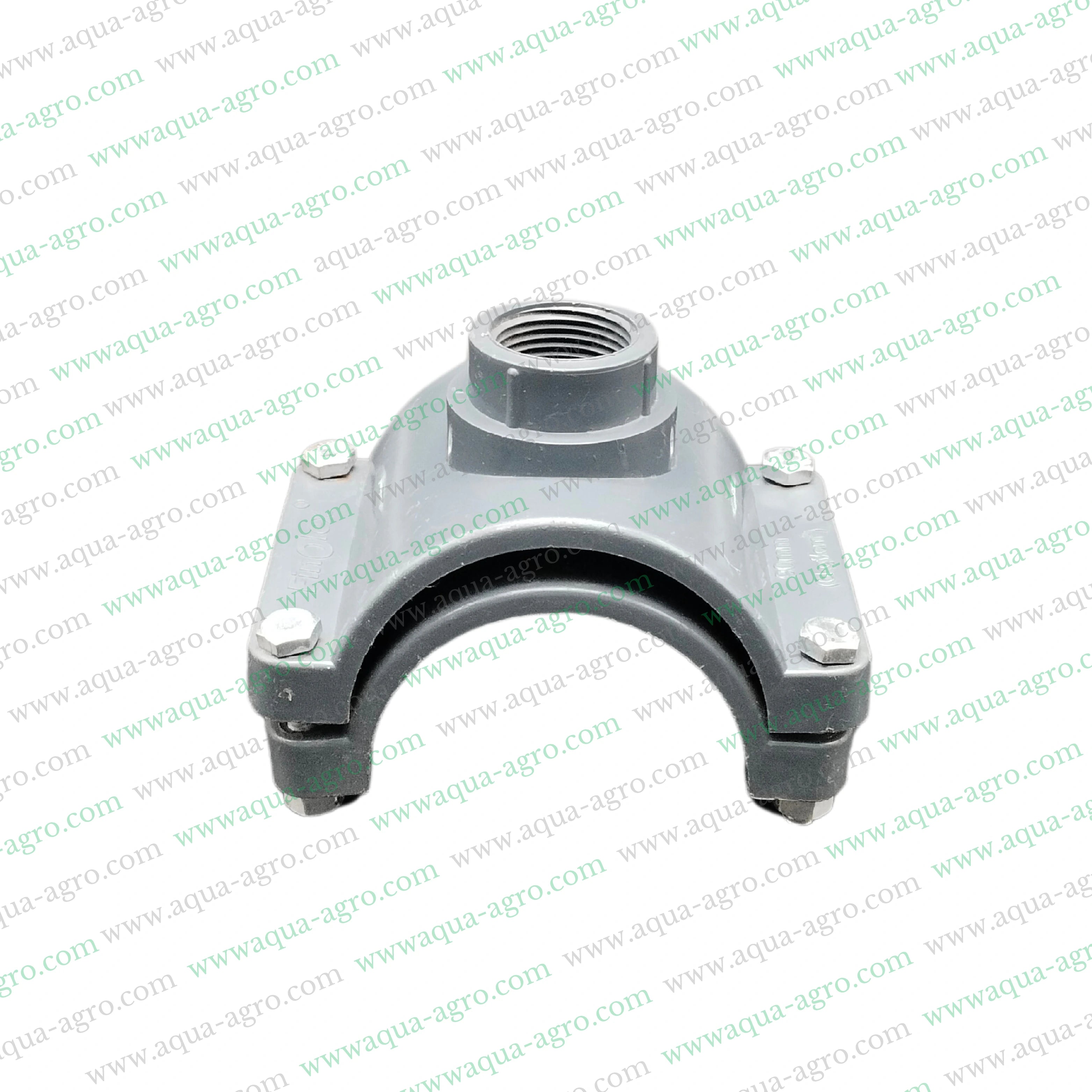 6 kg/cm² Pressure Rating,PVC Saddle for Pipe,Pipe Saddle for 3-inch Pipes,Finolex PVC Fittings,Durable PVC Pipe Accessories
