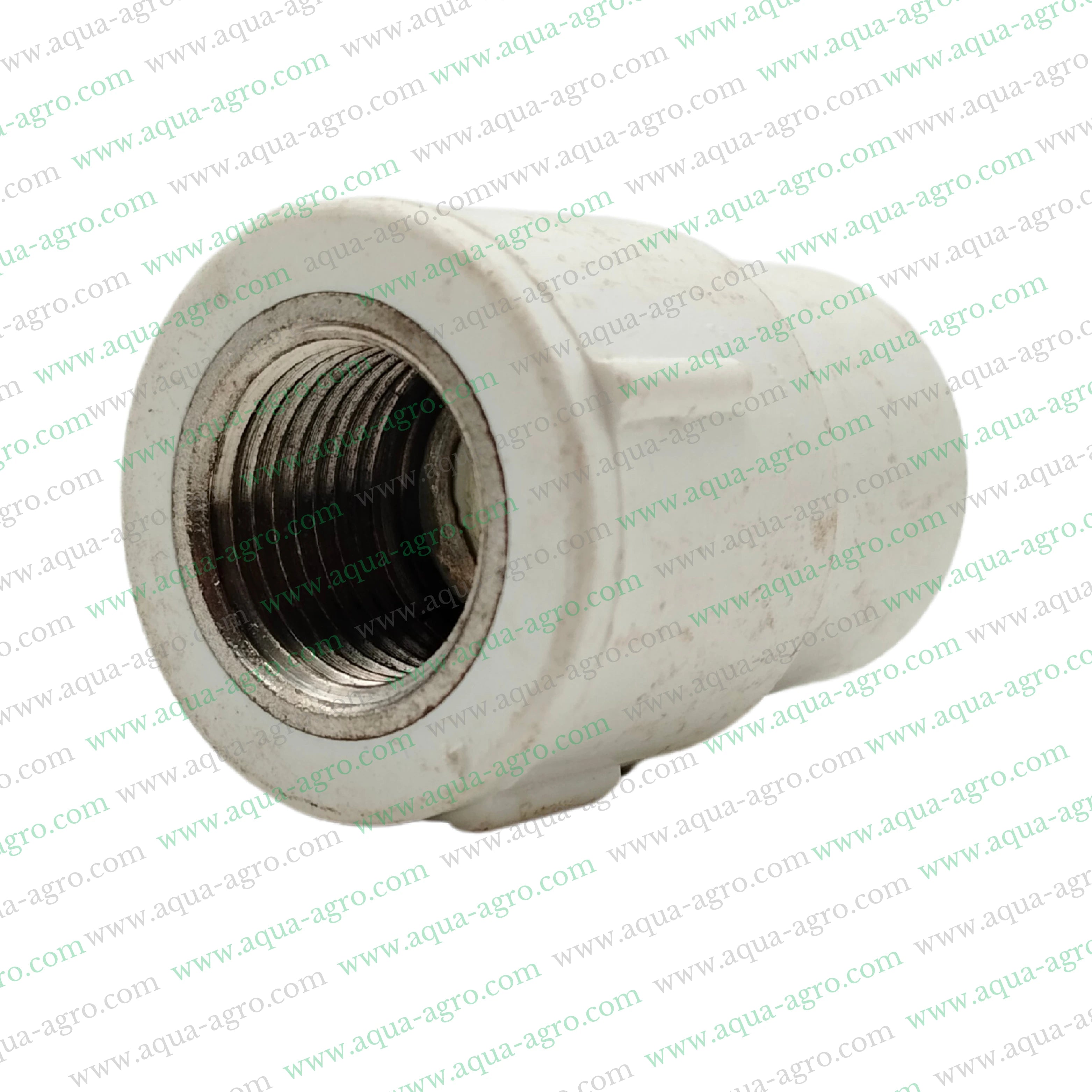 FINOLEX - Upvc - Pipe & Accessories - Fittings - 0.5 inch (15mm) - Brass - Threaded - FTA - Female Threaded Adaptor - FABT - SCH-80