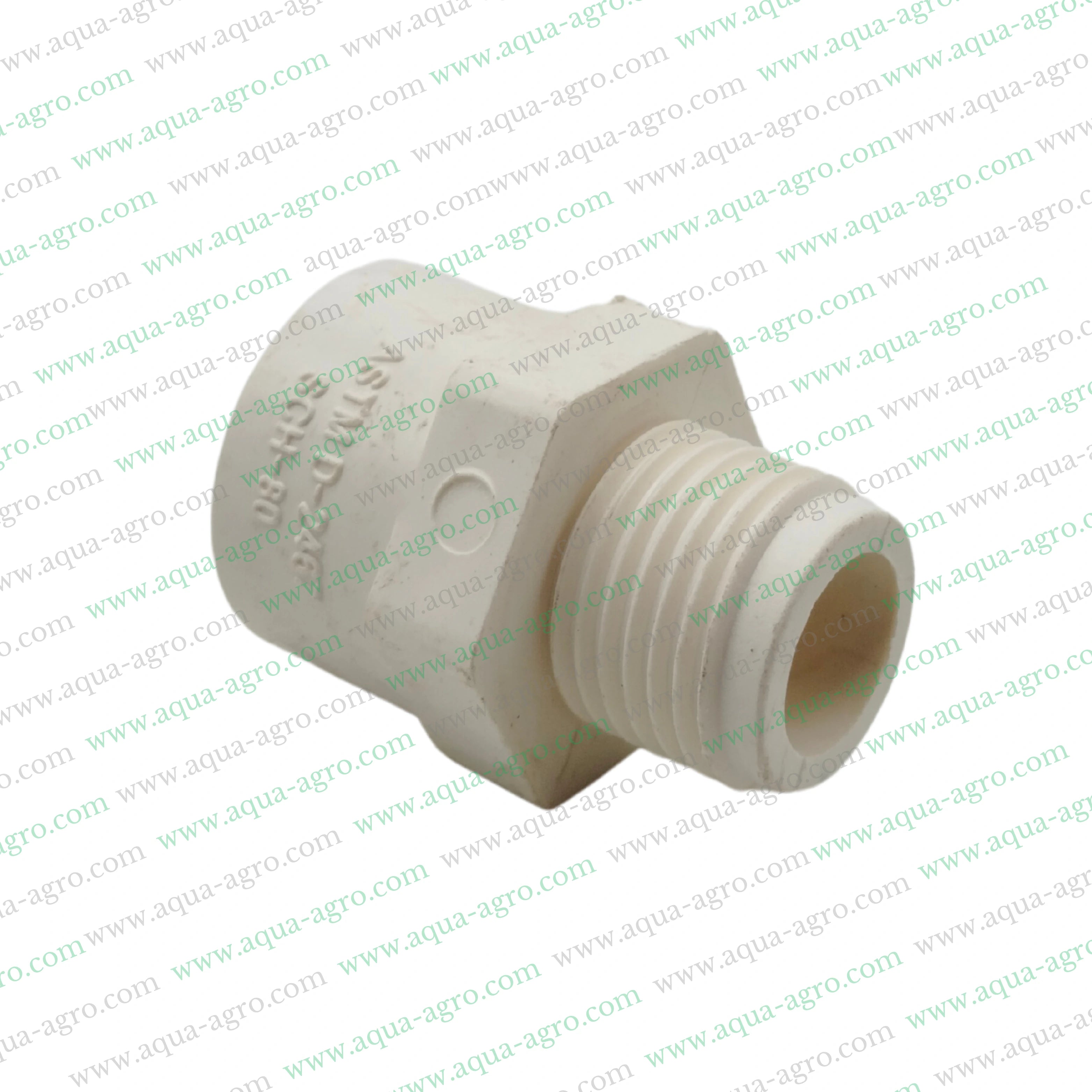 FINOLEX - Upvc - Pipe & Accessories - Fittings - 0.5 inch (15mm) - MTA - Male Threaded Adaptor - MAPT - SCH-80