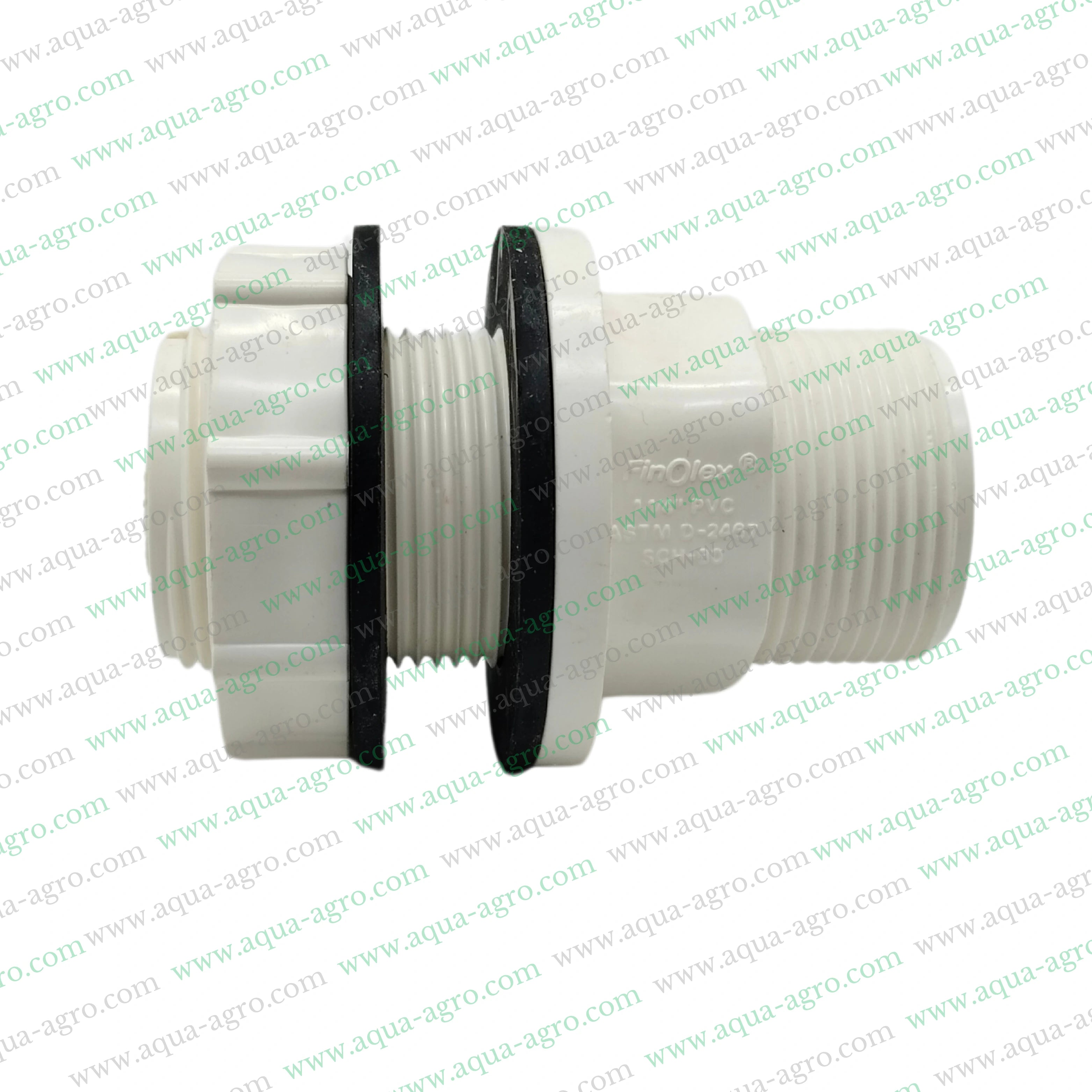 Finolex UPVC tank nipple,1.25 inch UPVC threaded tank nipple,UPVC MAPT SCH 80 fittings,Schedule 80 UPVC tank nipple,32mm UPVC threaded tank nipple