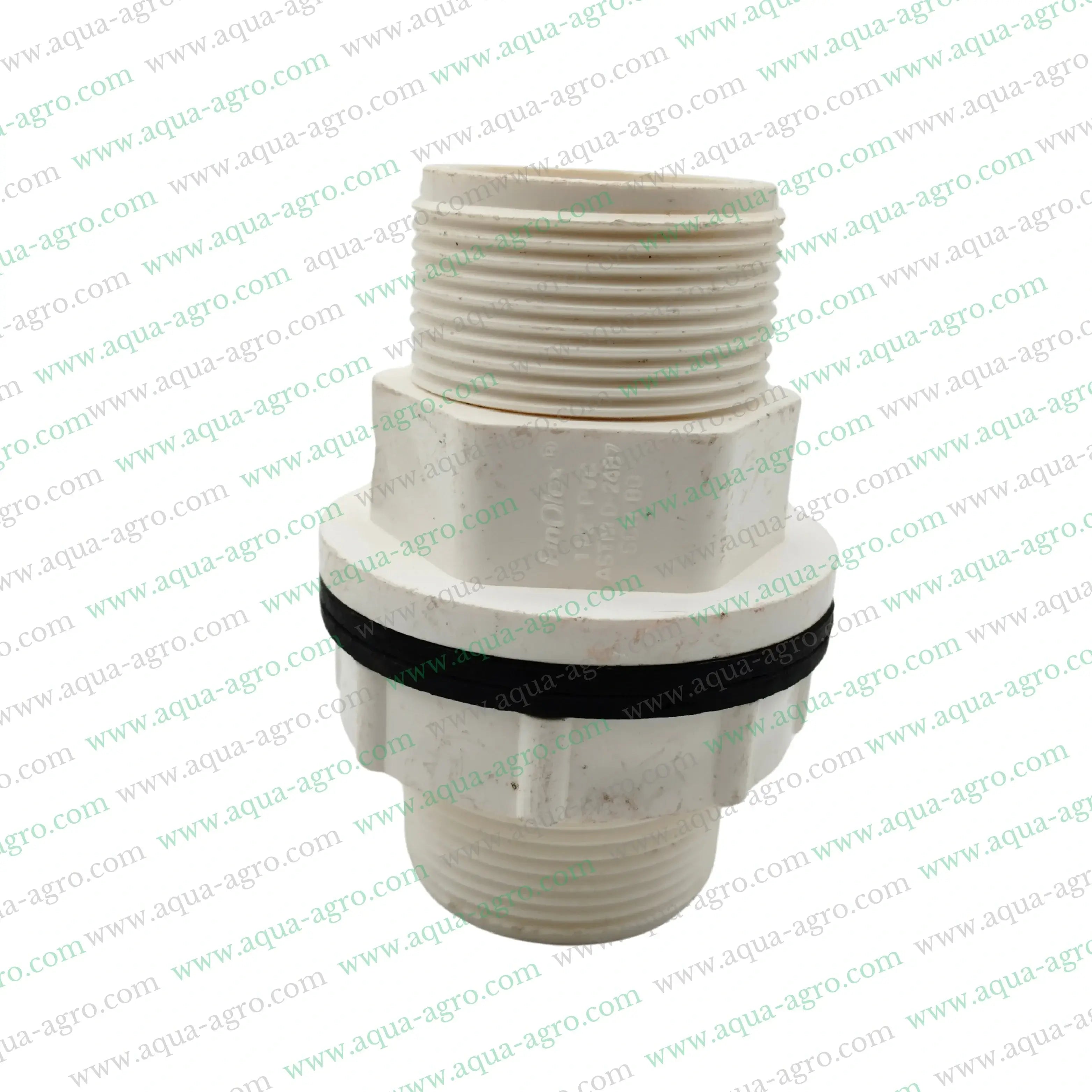 Finolex UPVC tank nipple SCH 80,1.5 inch UPVC threaded tank nipple,40mm UPVC tank nipple fitting,UPVC MAPT SCH 80 tank nipple,Finolex SCH 80 tank nipple