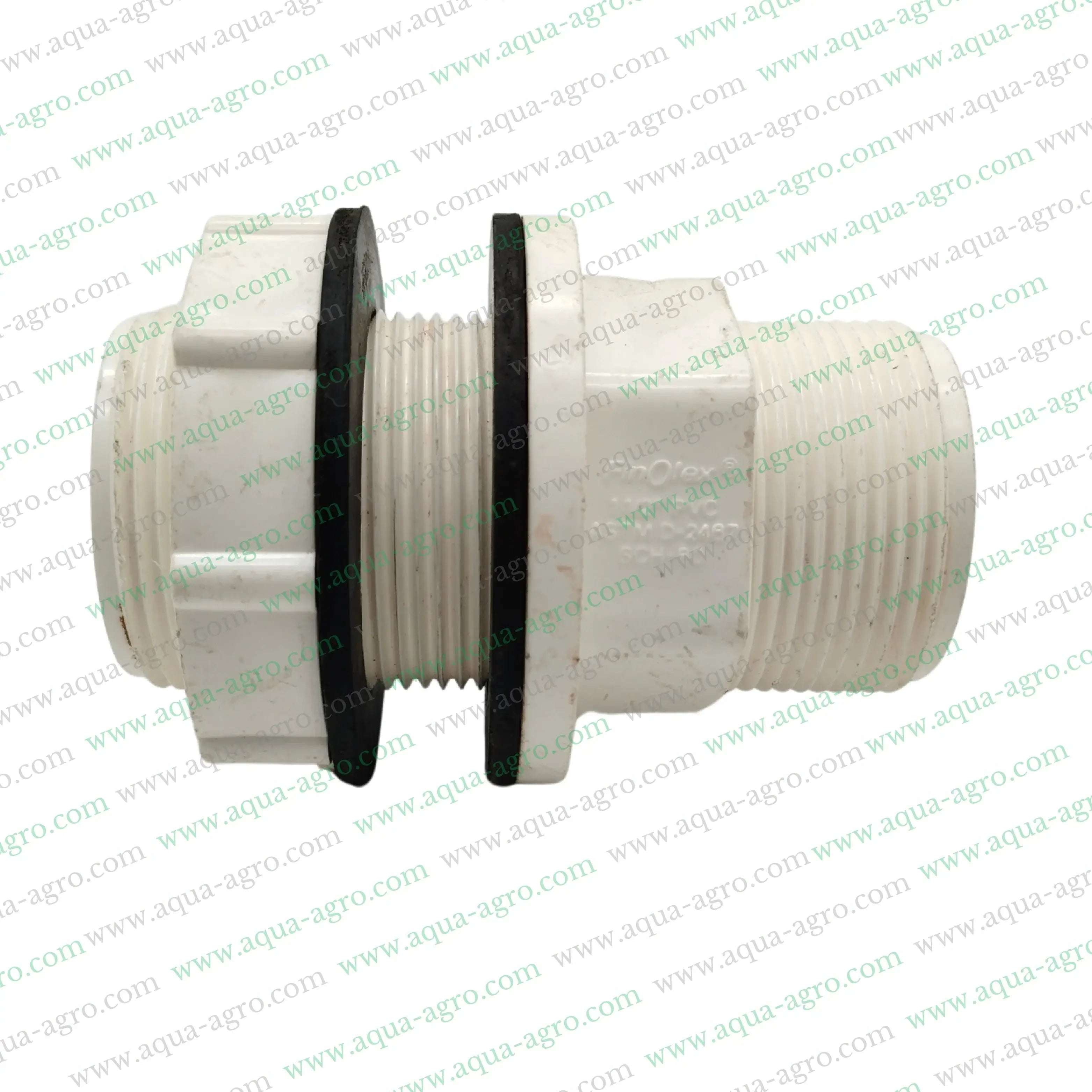 Finolex UPVC tank nipple SCH 80,1.5 inch UPVC threaded tank nipple,40mm UPVC tank nipple fitting,UPVC MAPT SCH 80 tank nipple,Finolex SCH 80 tank nipple