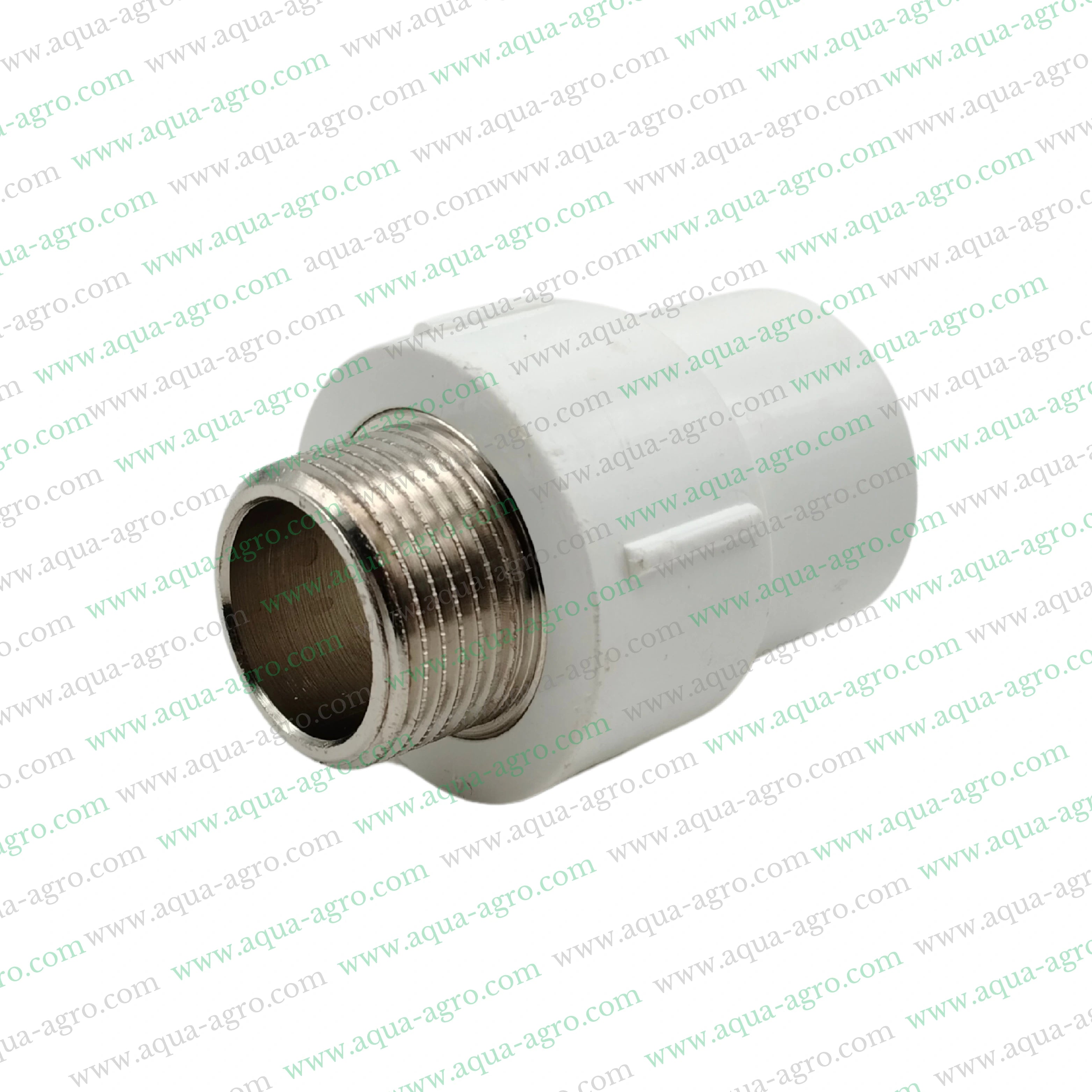 FINOLEX - Upvc - Pipe & Accessories - Fittings - 1 inch (25mm) - Brass - Threaded - MTA - Male Threaded Adaptor - MAPT - SCH-80