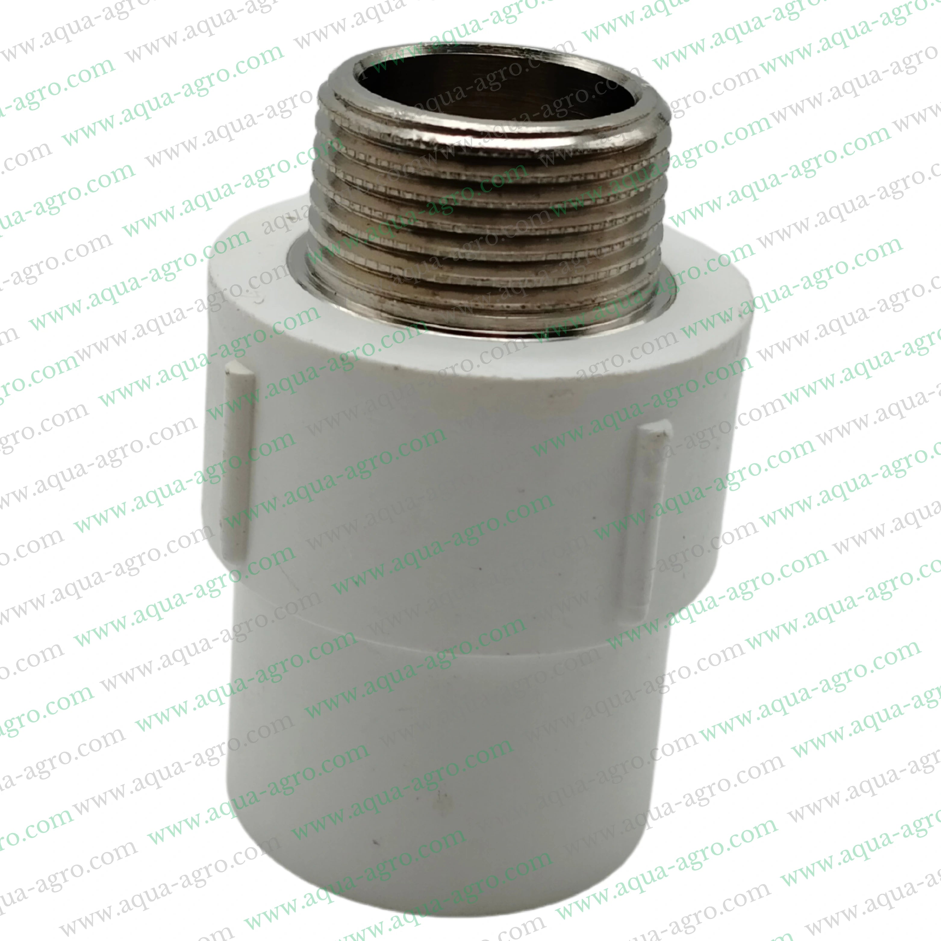 FINOLEX - Upvc - Pipe & Accessories - Fittings - 1 inch (25mm) - Brass - Threaded - MTA - Male Threaded Adaptor - MAPT - SCH-80