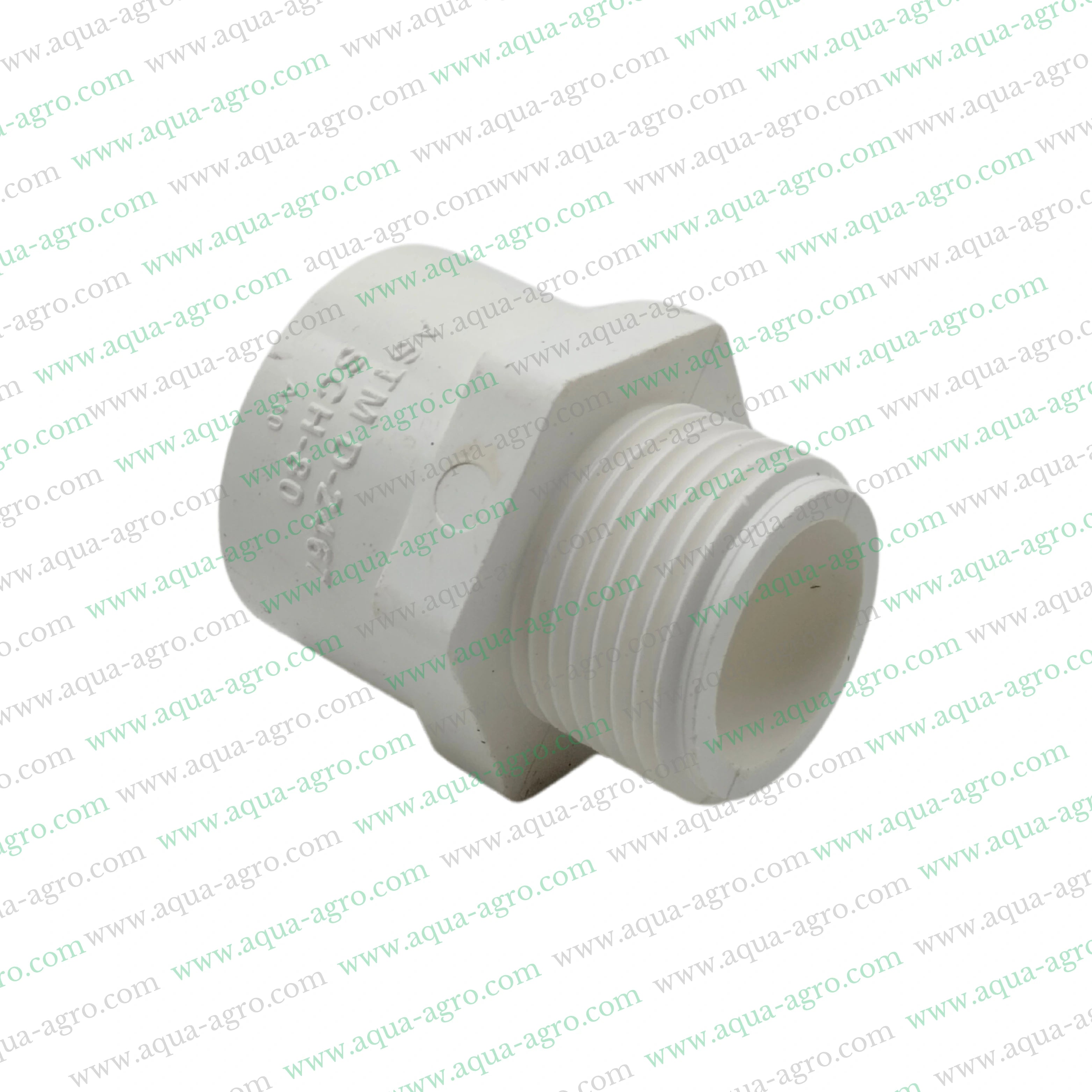 FINOLEX - Upvc - Pipe & Accessories - Fittings - 1 inch (25mm) - MTA - Male Threaded Adaptor - MAPT - SCH-80