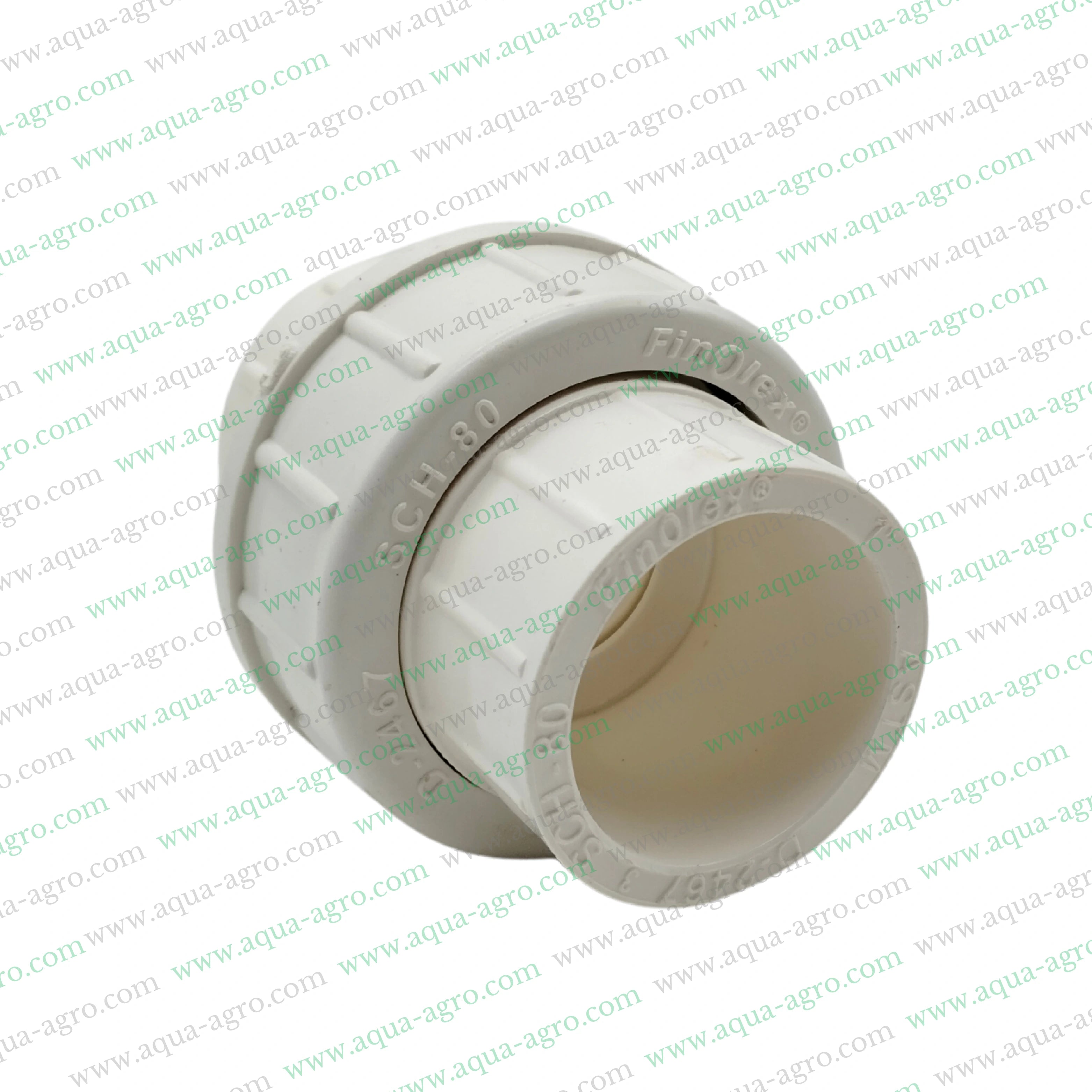 FINOLEX - Upvc - Pipe & Accessories - Fittings - 1 inch (25mm) - Plain Socket - Union - SCH-80