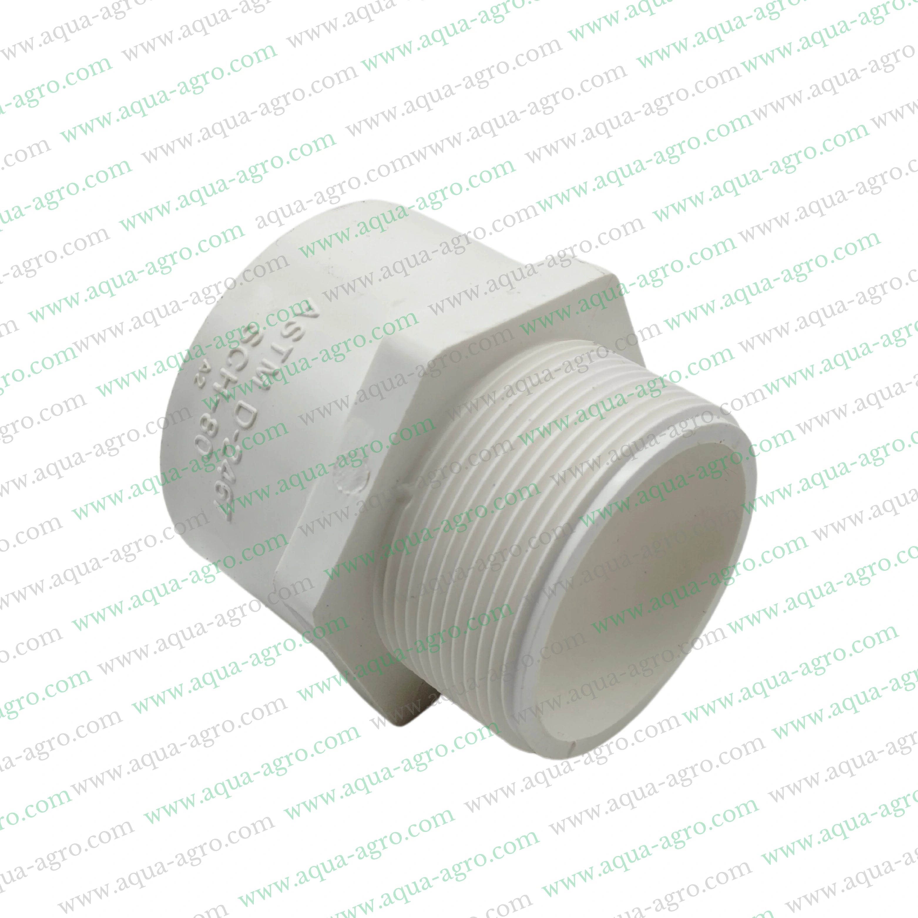 FINOLEX - Upvc - Pipe & Accessories - Fittings - 2 inch (50mm) - MTA - Male Threaded Adaptor - MAPT - SCH-80