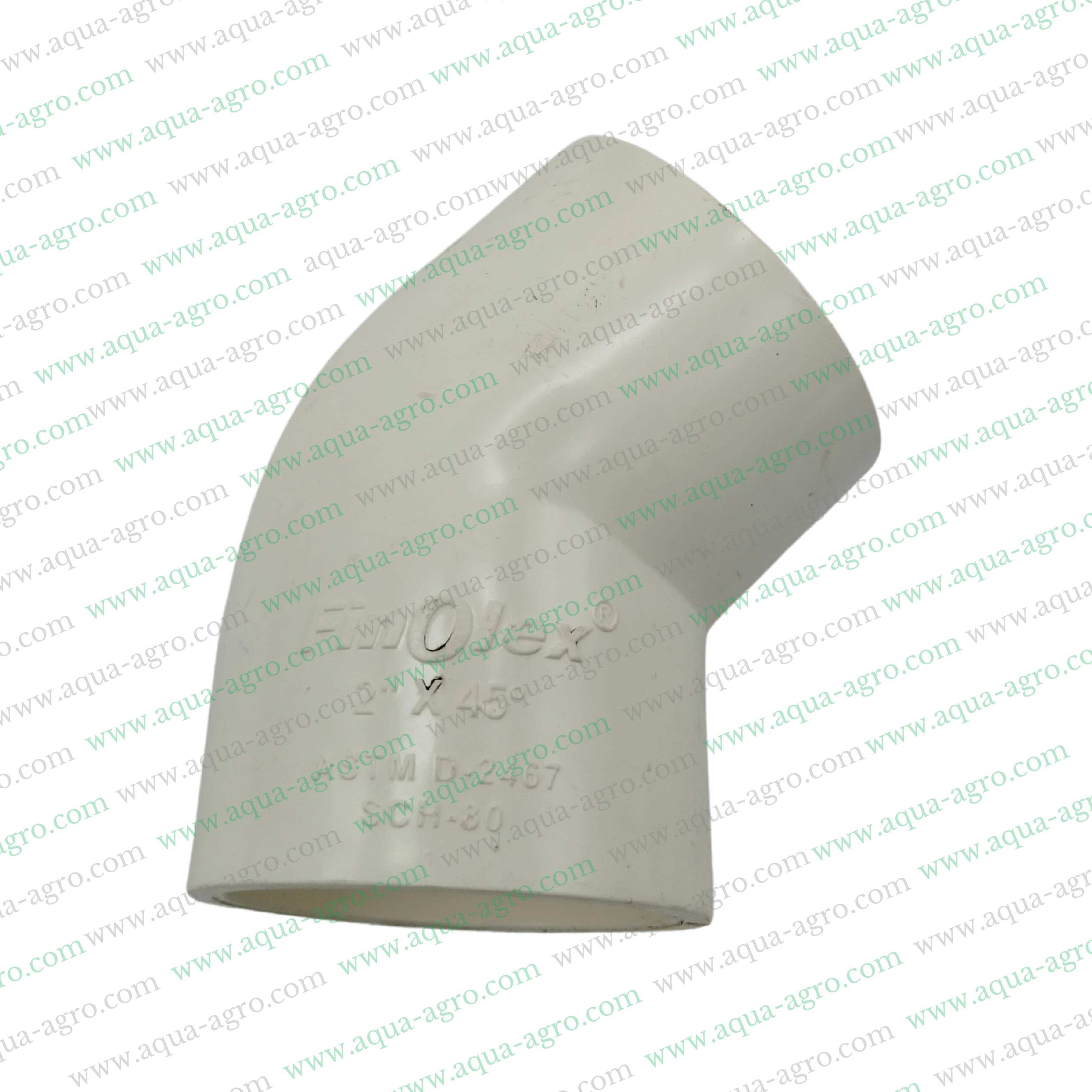FINOLEX - Upvc - Pipe & Accessories - Fittings - 2 inch (50mm) - Shoe or 45 DEG Elbow - SCH-80