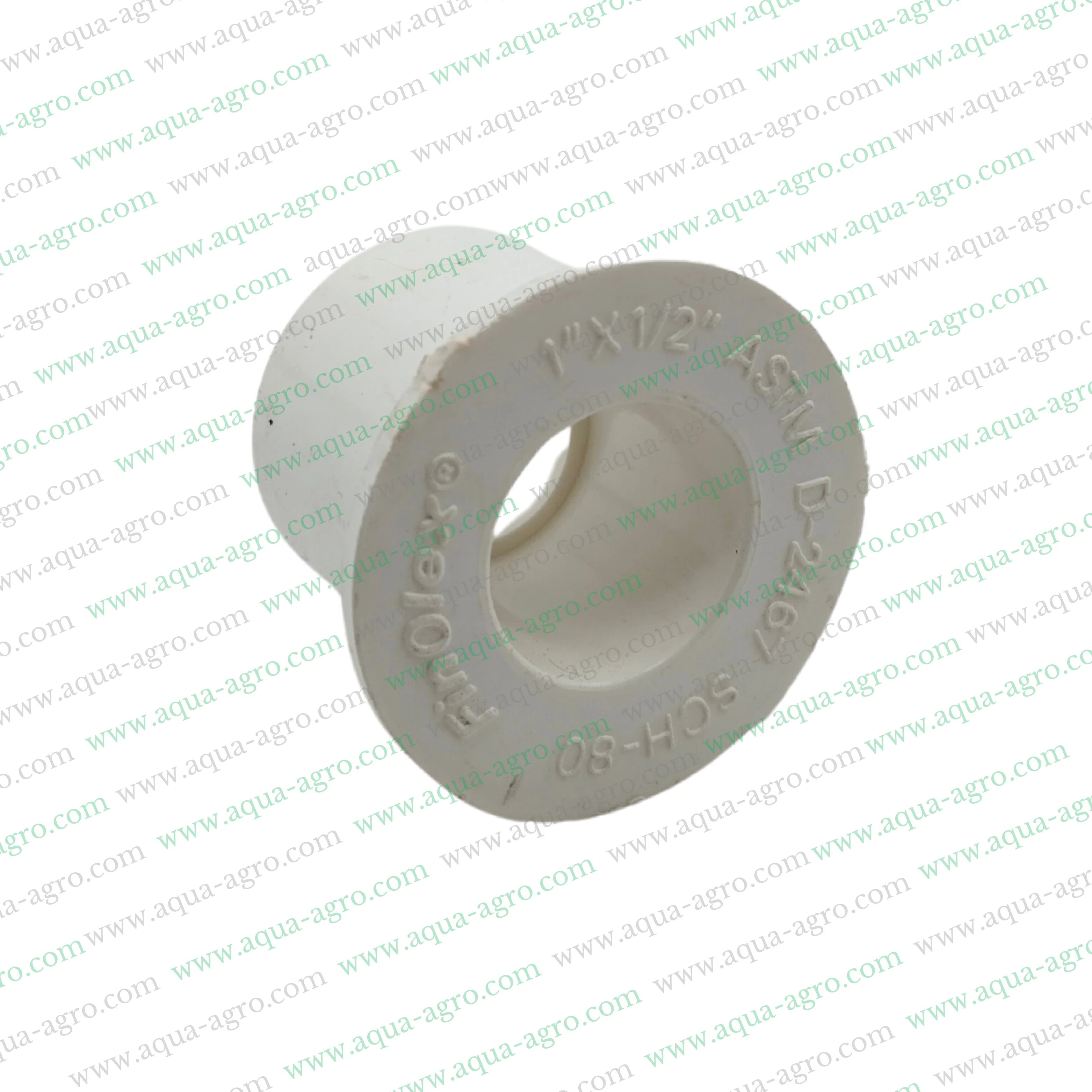 Finolex UPVC reducer bush 1 inch to 0.5 inch,UPVC reducer bushing 1 inch x 0.5 inch,UPVC pipe fittings reducer bush SCH 80,Finolex UPVC reducing coupler 1 inch to 0.5 inch
