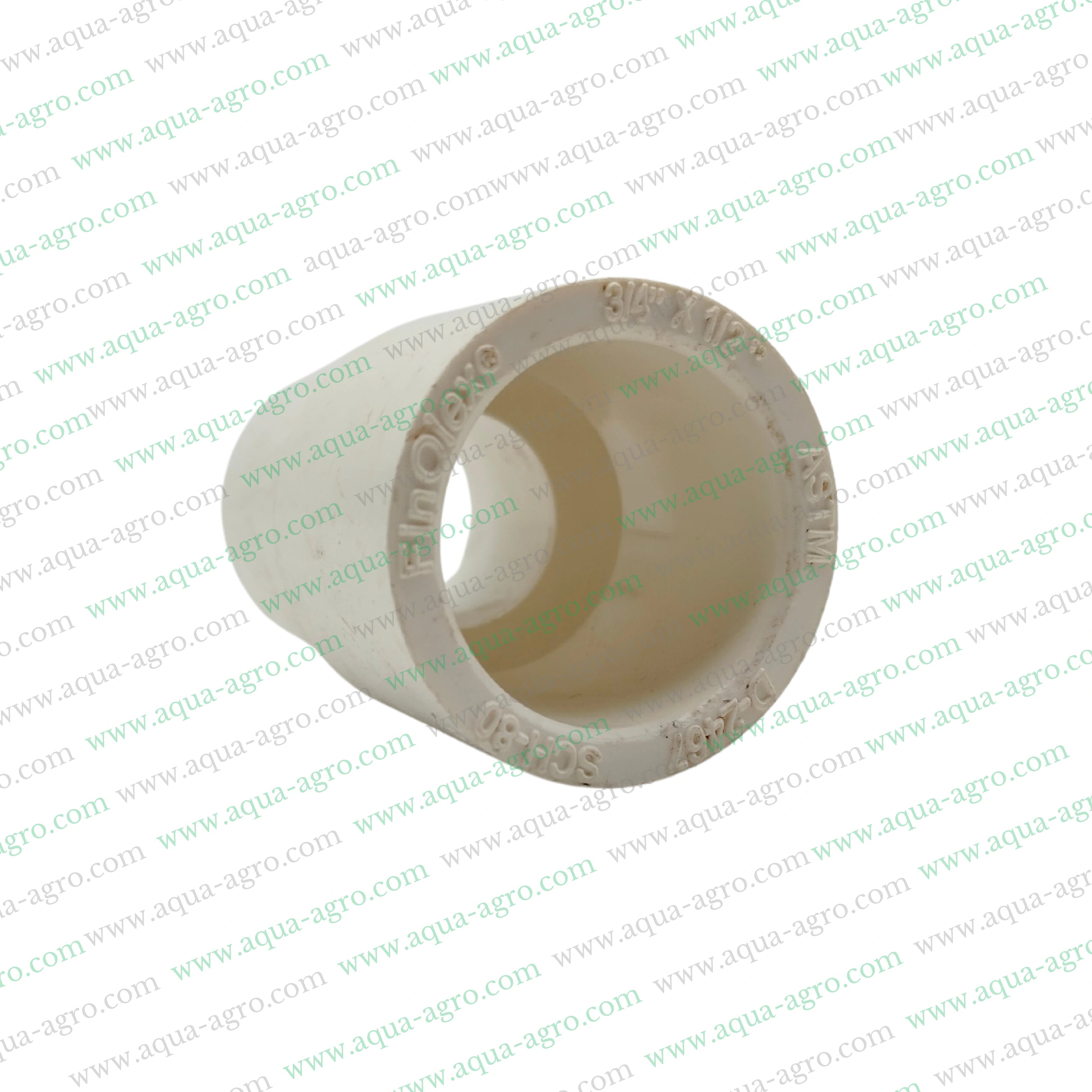 FINOLEX - Upvc - Pipe & Accessories - Fittings - Reducing - Coupler - 0.75 inch (20mm) x 0.5 inch (15mm) - SCH-80