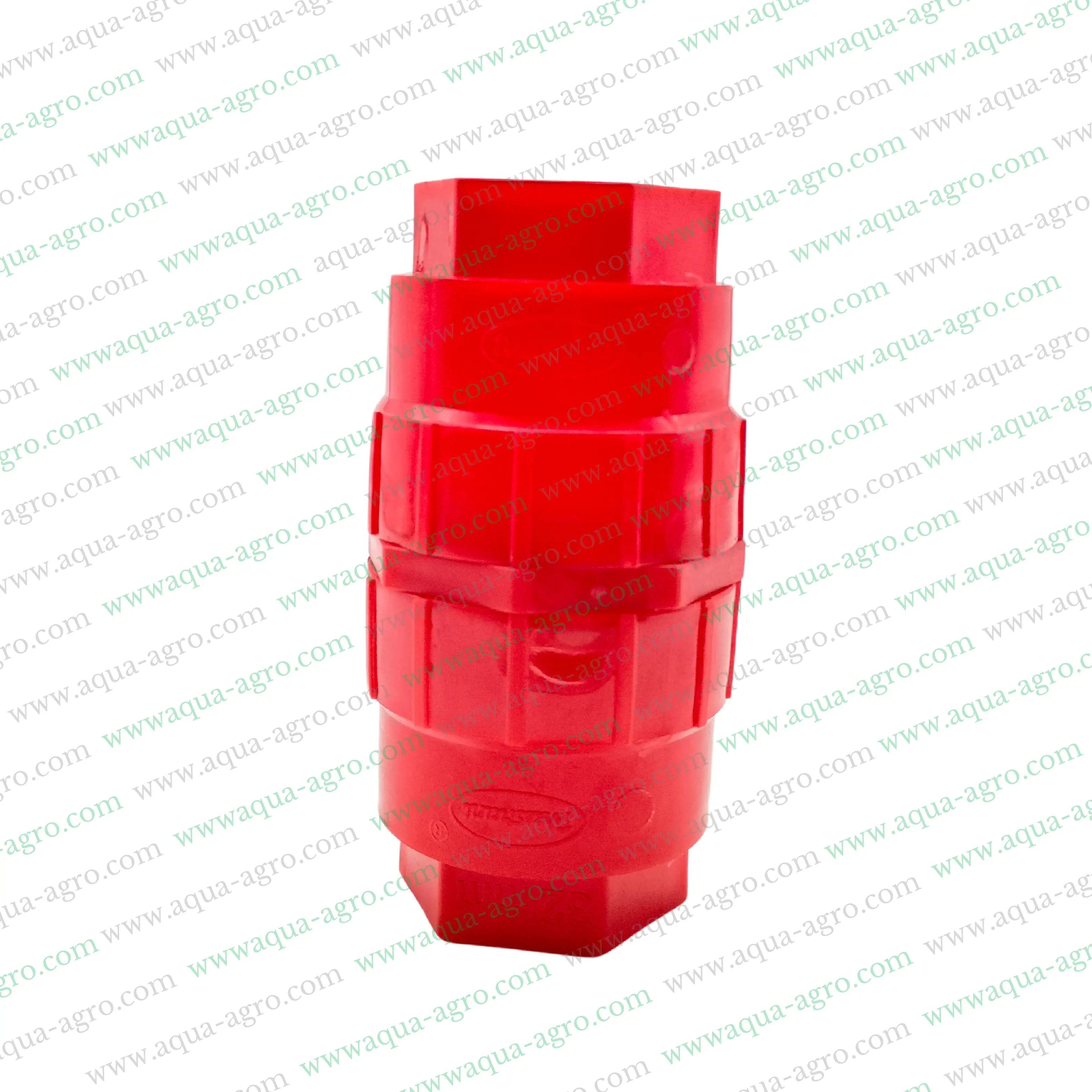 Non-return valve,Plastic non-return valve,1.25 inch non-return valve,40mm NRV valve,Spring-loaded valve,Threaded end valve,FXF fitting,Industrial non-return valve