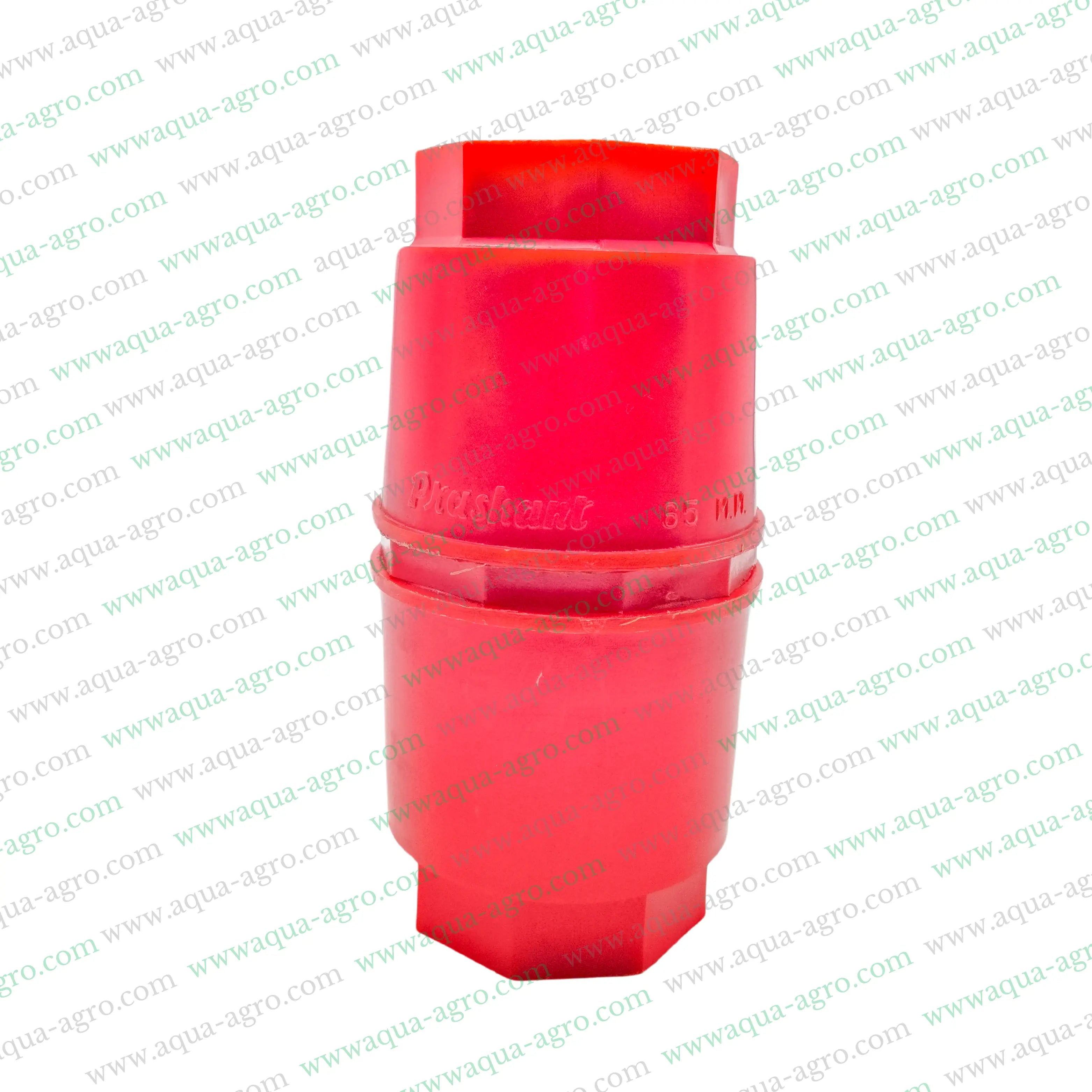 Non-return valve,Plastic non-return valve,2.5 inch non-return valve,75mm NRV valve,Spring-loaded valve,Threaded end valve,FXF fitting,Industrial non-return valve