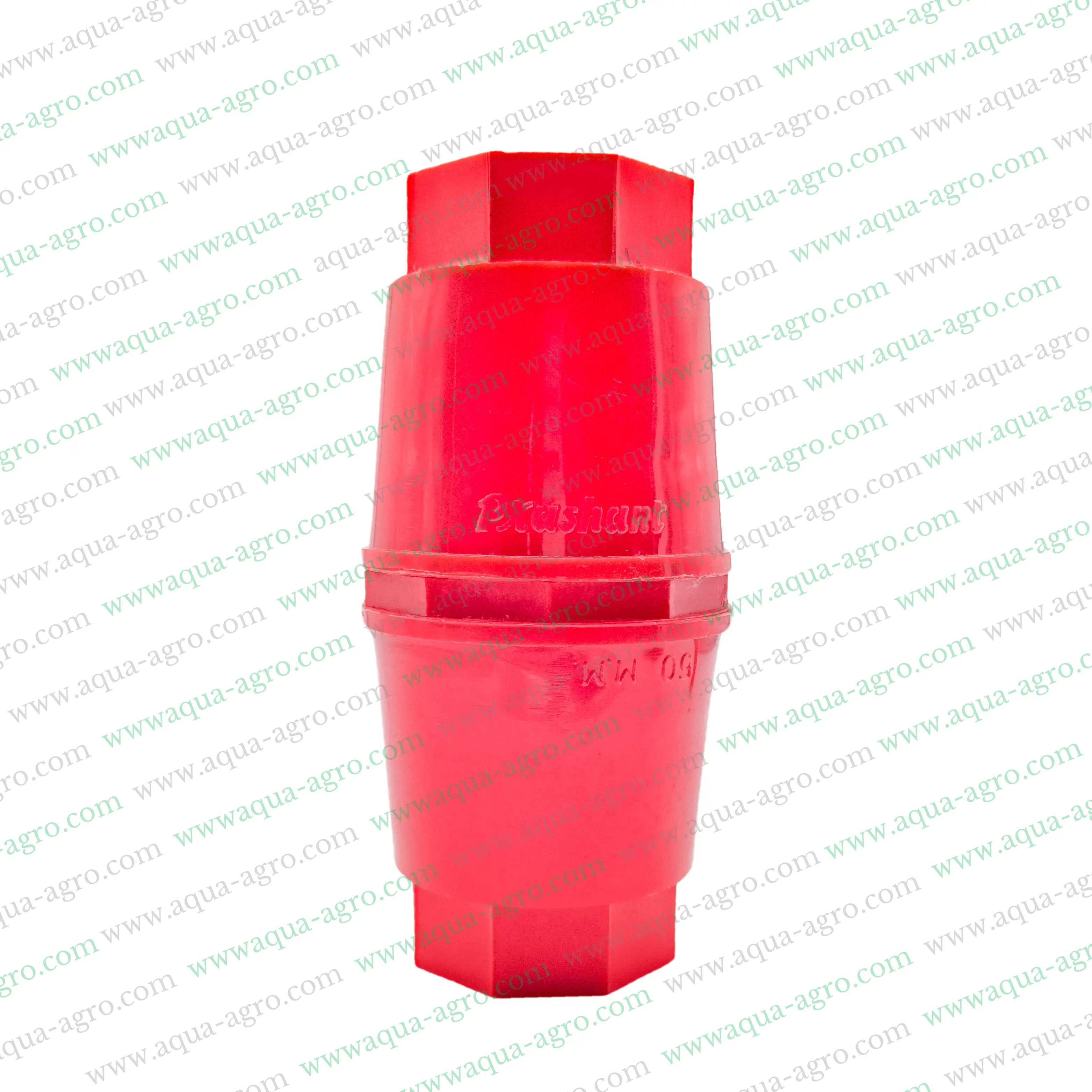 Non-return valve,Plastic non-return valve,2 inch non-return valve,63mm NRV valve,Spring-loaded valve,Threaded end valve,FXF fitting,Industrial non-return valve