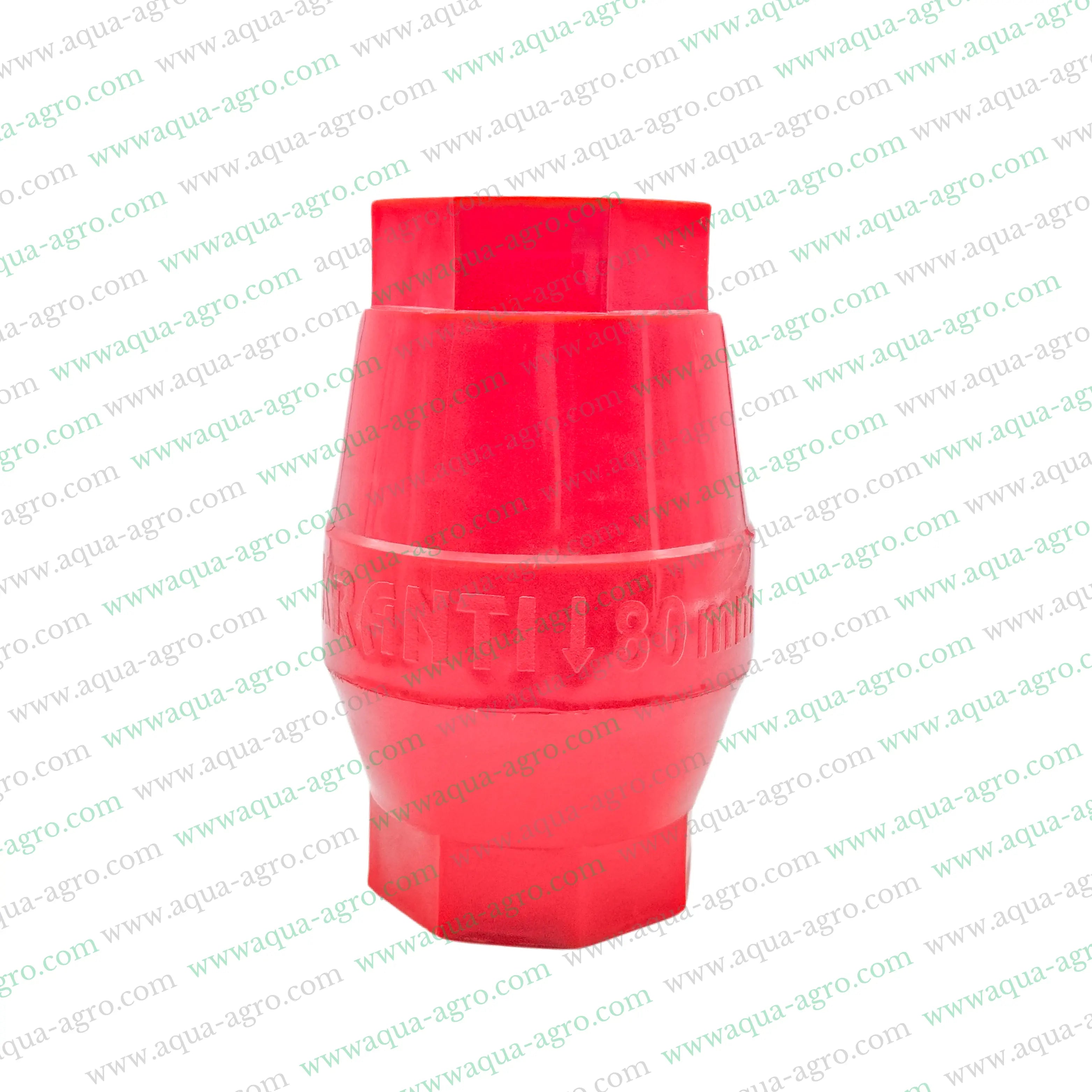 Non-return valve,Plastic non-return valve,3 inch non-return valve,90mm NRV valve,Spring-loaded valve,Threaded end valve,FXF fitting,Industrial non-return valve