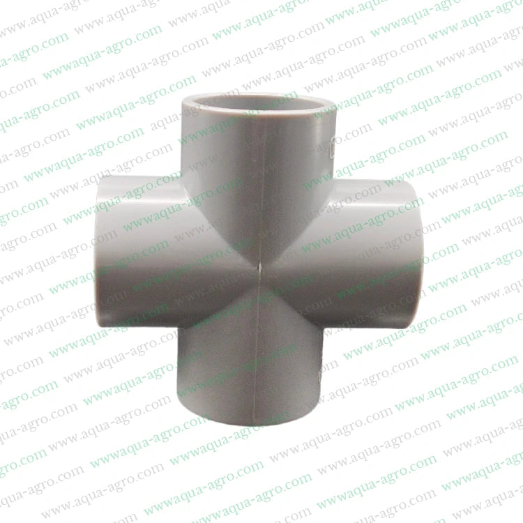 Raksha PVC pipe accessories,PVC pipe fittings,Equal cross tee 4 way,1 inch PVC pipe fitting,32mm PVC pipe fitting