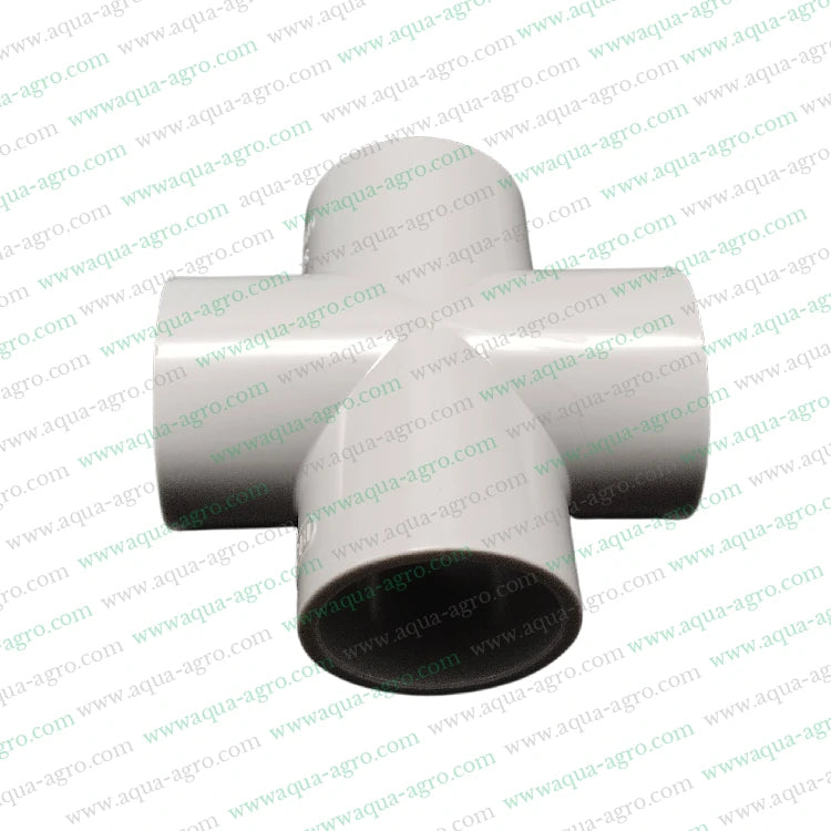 Raksha PVC pipe accessories,PVC pipe fittings,Equal cross tee 4 way,1 inch PVC pipe fitting,32mm PVC pipe fitting