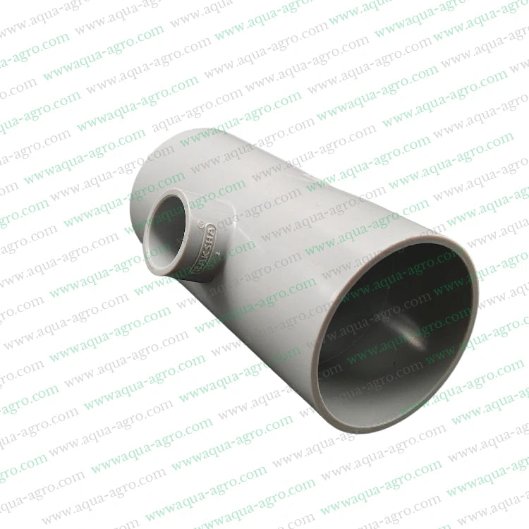 Raksha Reducer Cross Tee,PVC Reducer Cross 4 Way,2.5 Inch to 0.5 Inch Pipe Fitting,75mm x 20mm PVC Reducer,High-Pressure Pipe Fittings