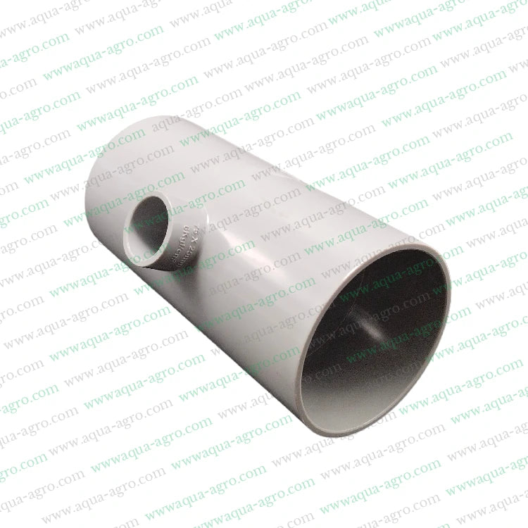 PVC pipe fittings,PVC reducer cross tee,4-way PVC fitting,2.5-inch pipe fitting,75mm x 25mm PVC reducer