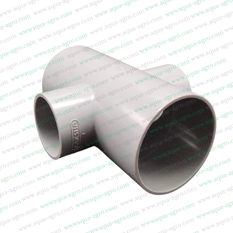 Raksha PVC pipe accessories,PVC pipe fittings,Reducer cross tee,4-way PVC fittings,2.5-inch to 1.5-inch PVC fittings