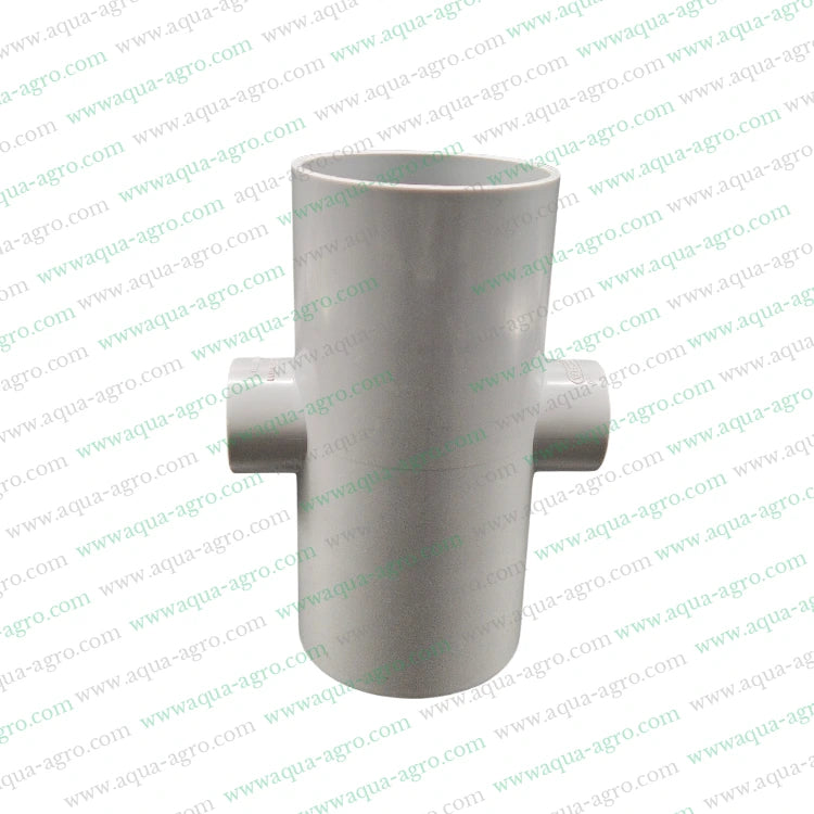Reducer Cross Tee,4 Way Pipe Fitting,2.5 Inch Pipe Fitting,75mm x 1 Inch Fitting,Moulded PVC Fittings
