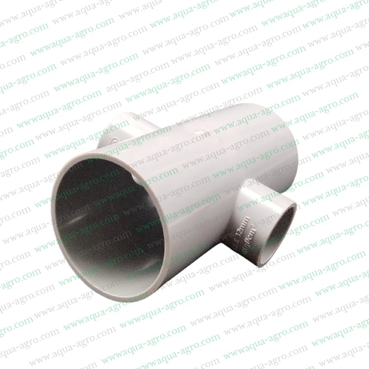 PVC pipe fittings,PVC reducer cross tee,4-way PVC fittings,2-inch PVC pipe fitting,63mm x 32mm PVC pipe reducer