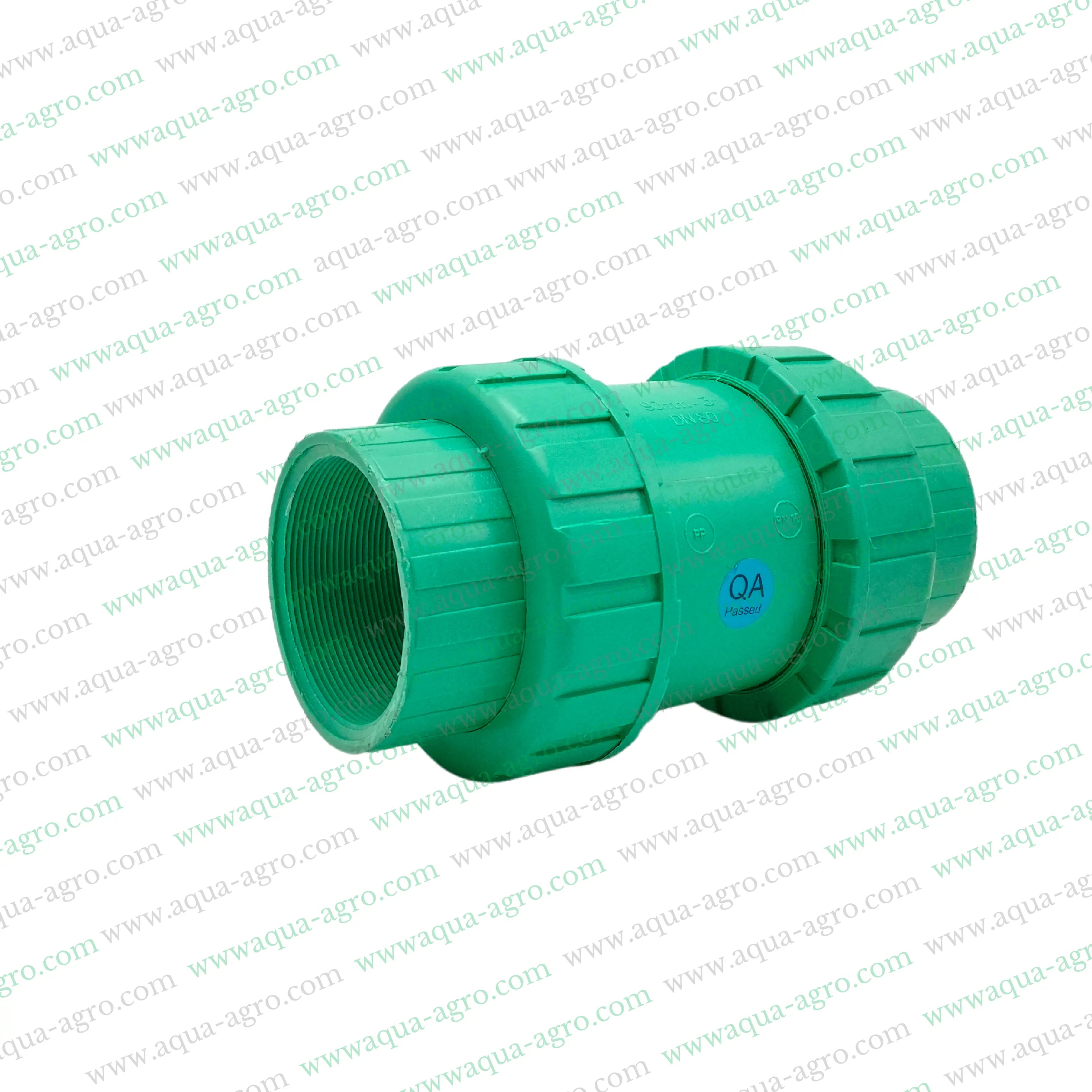 Non-return valve (NRV),Plastic ball check valve,3 inch valve,90mm check valve,Double union valve,Threaded end valve,Ball check valve,Spring Ball Valve