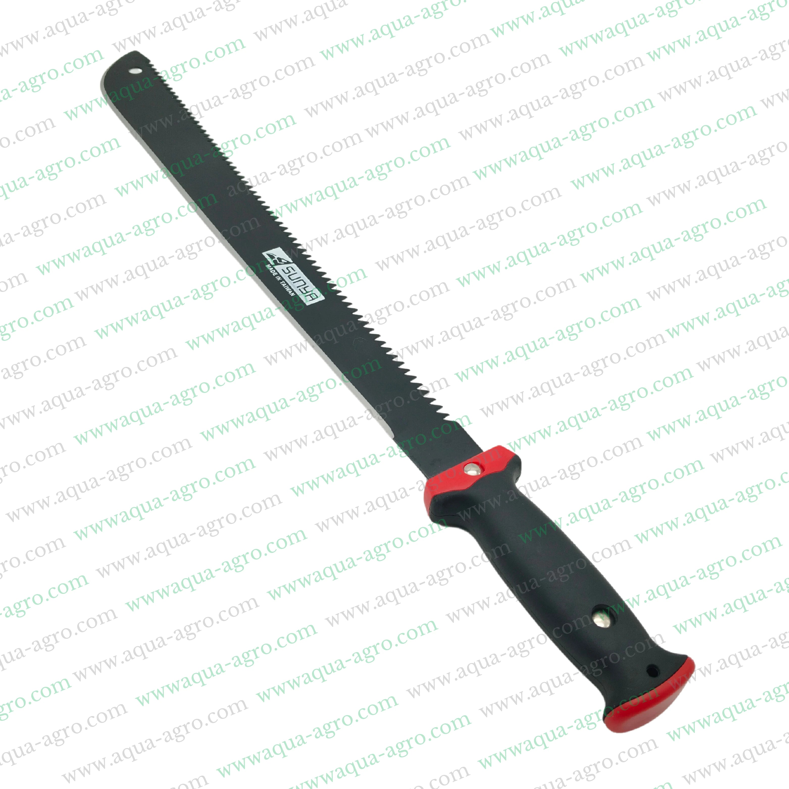 Machete with reverse edge saw,Heat-treated machete for pruning,Premium pruning machete with cover,Sunya machete for gardening,SK-7 blade machete with saw