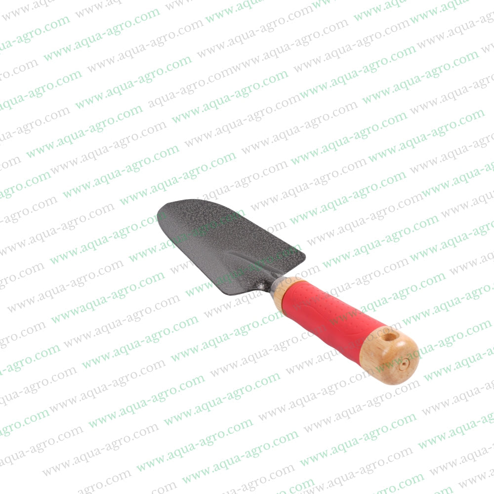 SUNYA (TAIWAN) - Garden hand tools - wooden handle with rubberised grip - premium quality metal - Trowel / Scoop (big) - 710117