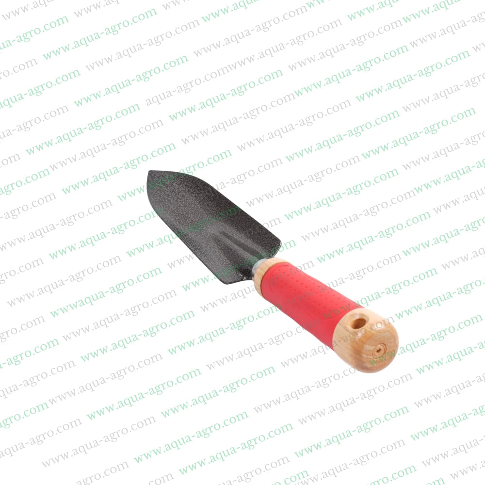 SUNYA (TAIWAN) - Garden hand tools - wooden handle with rubberised grip - premium quality metal - Trowel / Scoop (small) - 720117