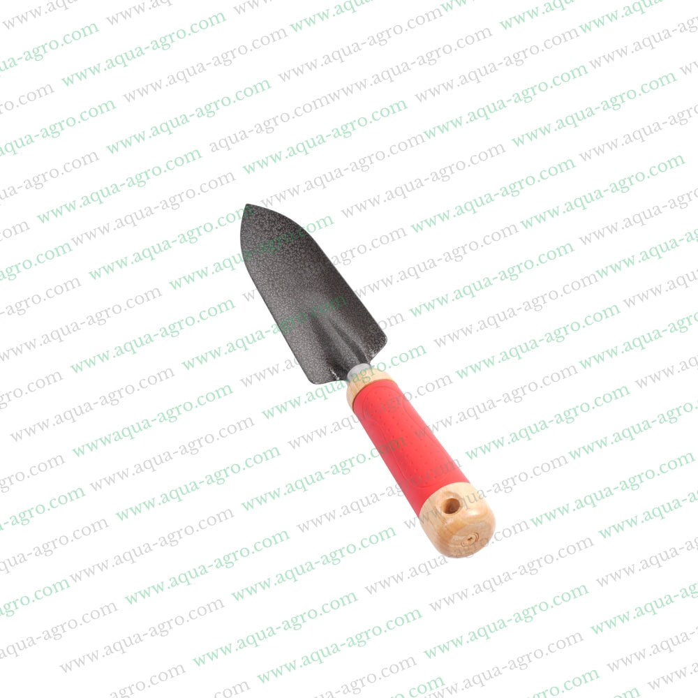 SUNYA (TAIWAN) - Garden hand tools - wooden handle with rubberised grip - premium quality metal - Trowel / Scoop (small) - 720117