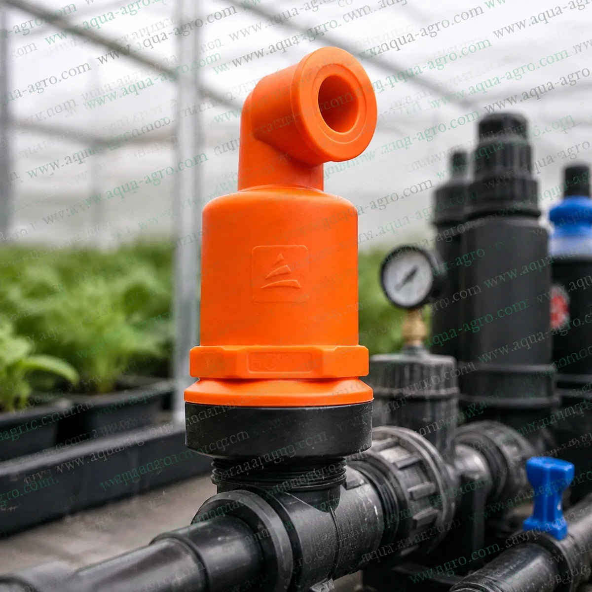 Automat HT-88 PM 1 Inch 32mm Plastic Air Release And Vacuum Relief Valve Installed In Irrigation System