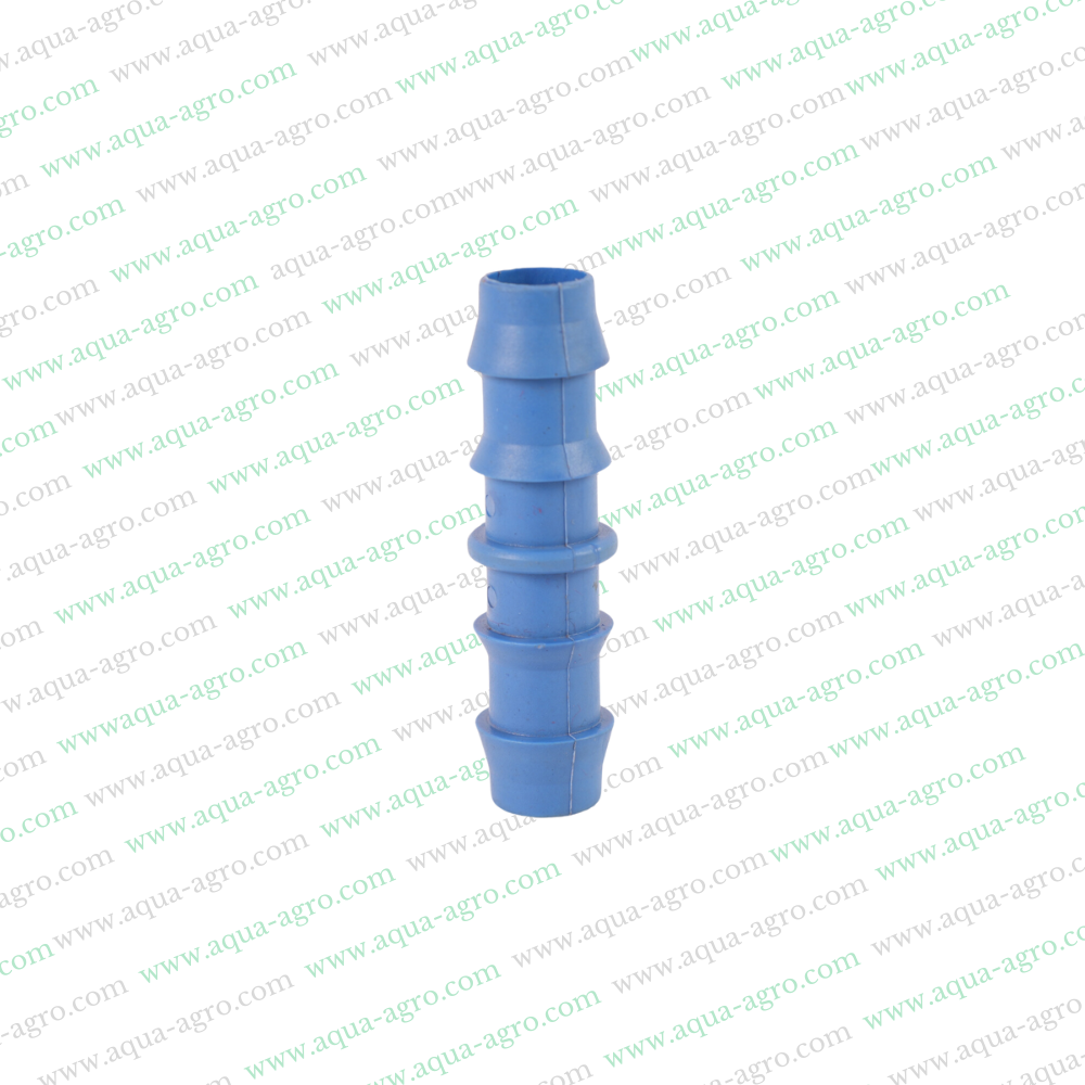 AQUA | DRIP FITTINGS & ACCESSORIES BARBED FITTINGS COUPLER / JOINNER 16MM PP BLUE