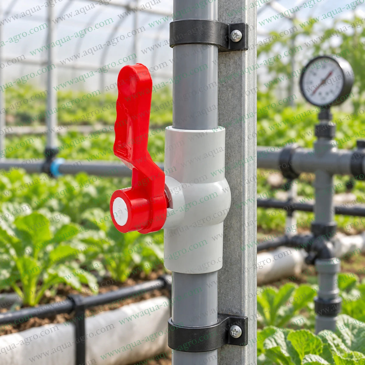 DELSON moulded PVC ball valve 0.5 inch 20mm plain socket ends 0 to 4 bar irrigation valve product specification