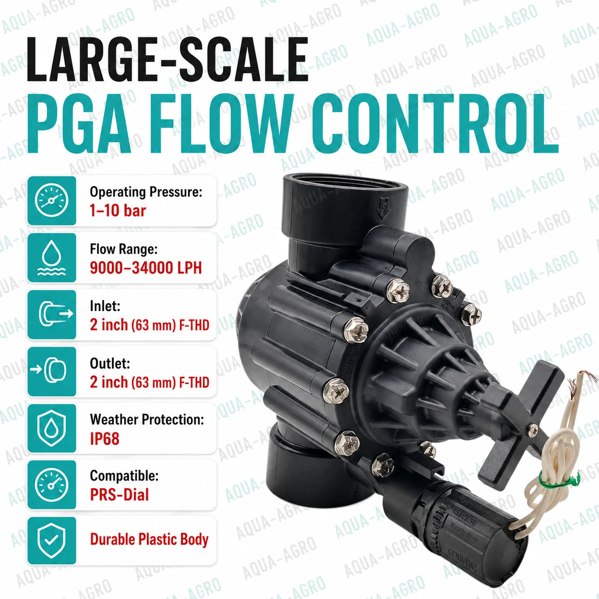RAIN BIRD I100HVFBSP 1 inch 32mm 24 VAC IHV series irrigation solenoid valve with flow control for automatic sprinkler and landscape irrigation systems